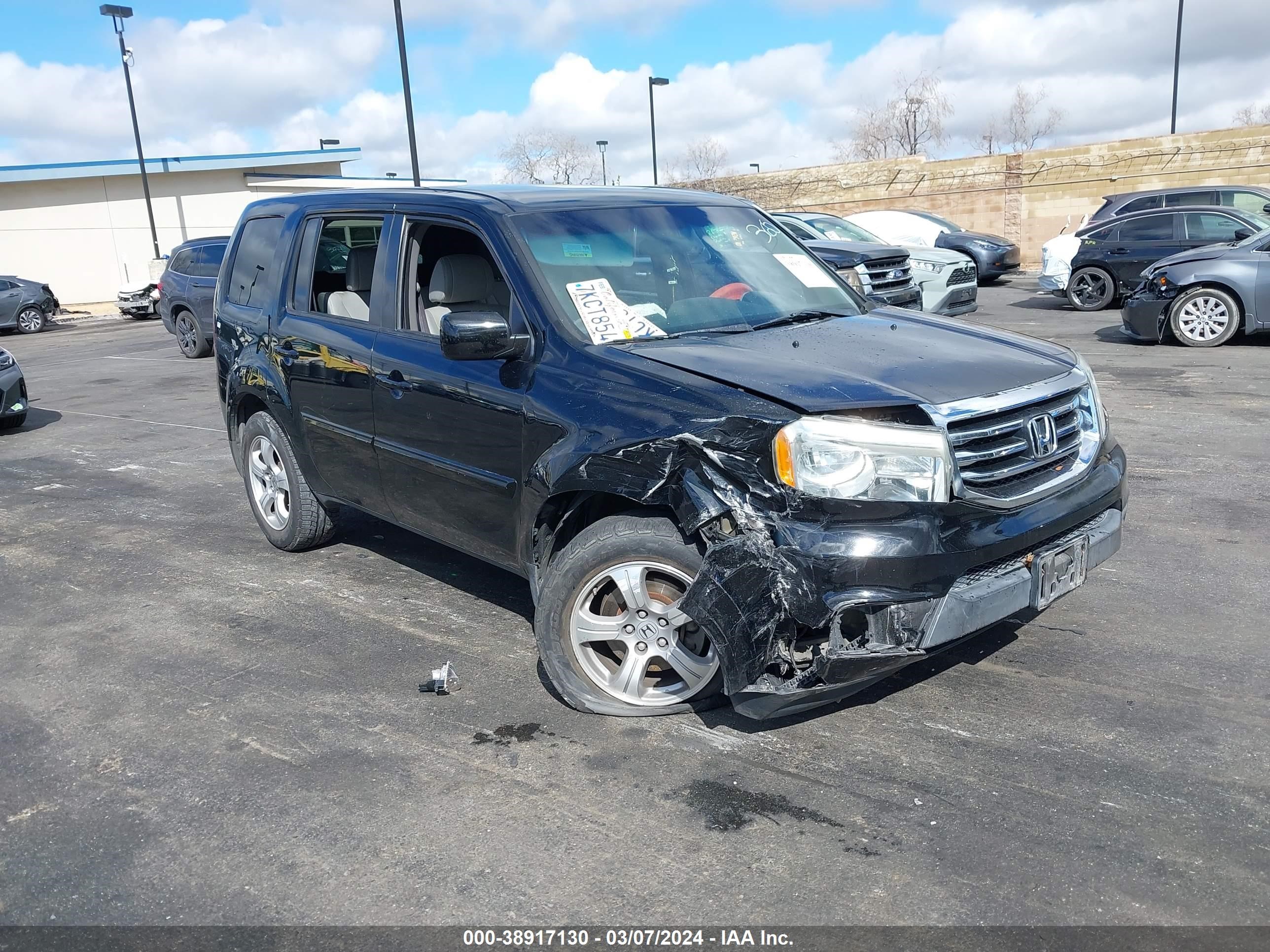 HONDA PILOT 2015 5fnyf3h46fb014490