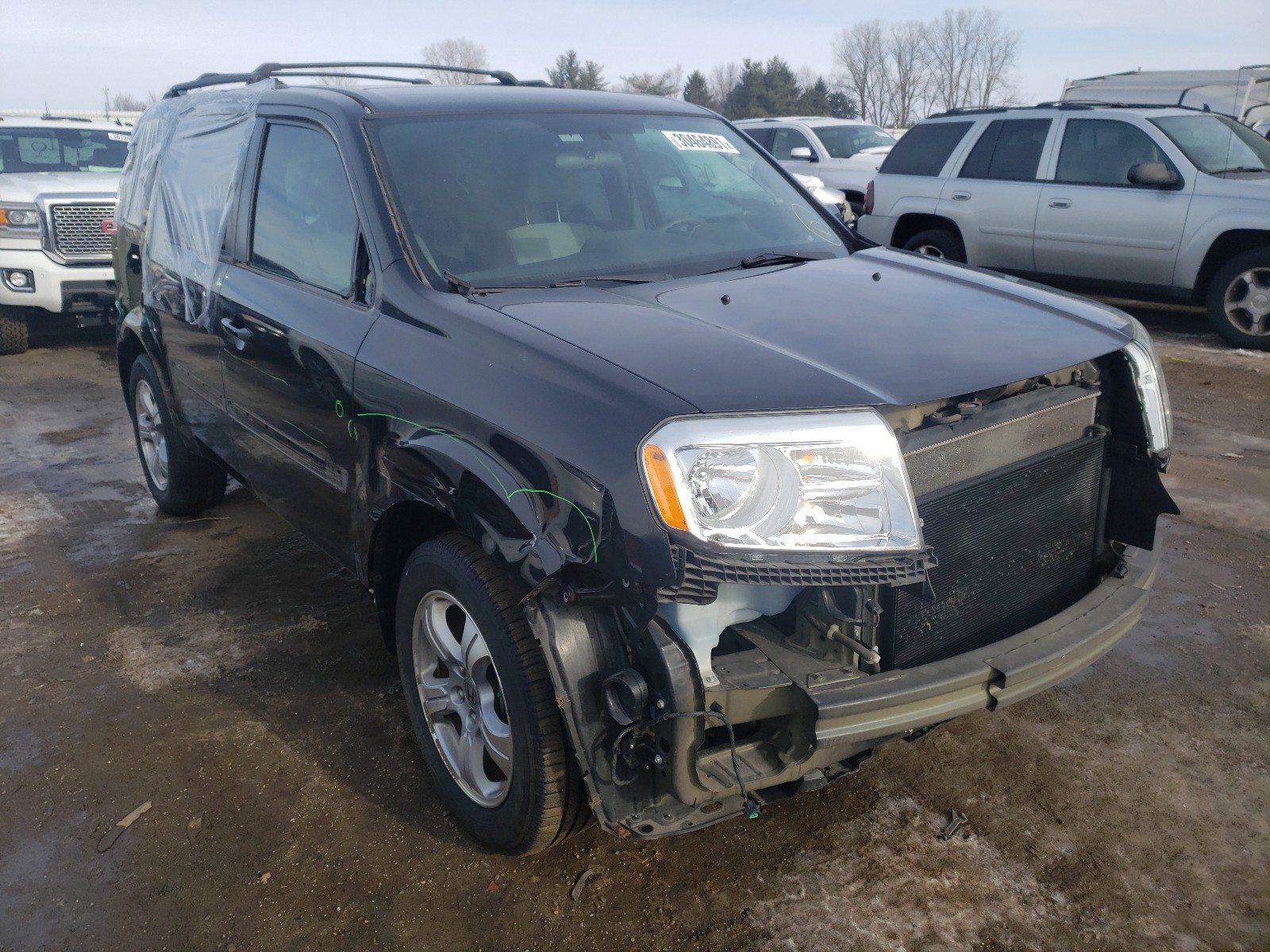 HONDA PILOT EX 2013 5fnyf3h4xdb008561