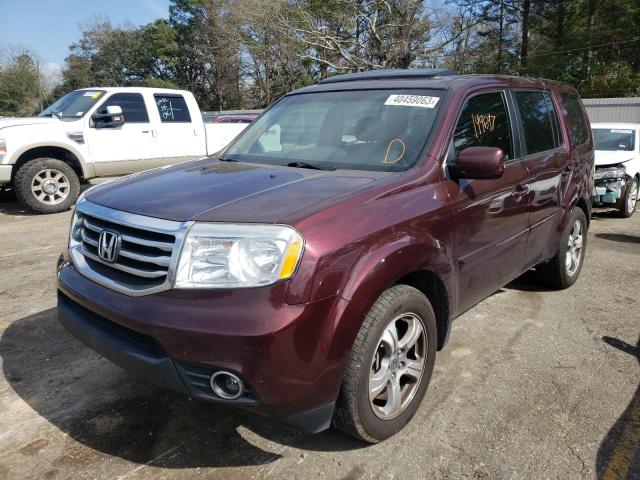 HONDA PILOT EXL 2012 5fnyf3h50cb007992