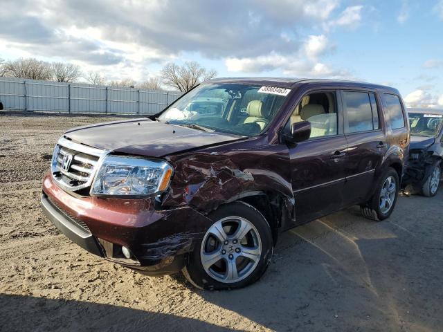 HONDA PILOT EXL 2014 5fnyf3h50eb005369