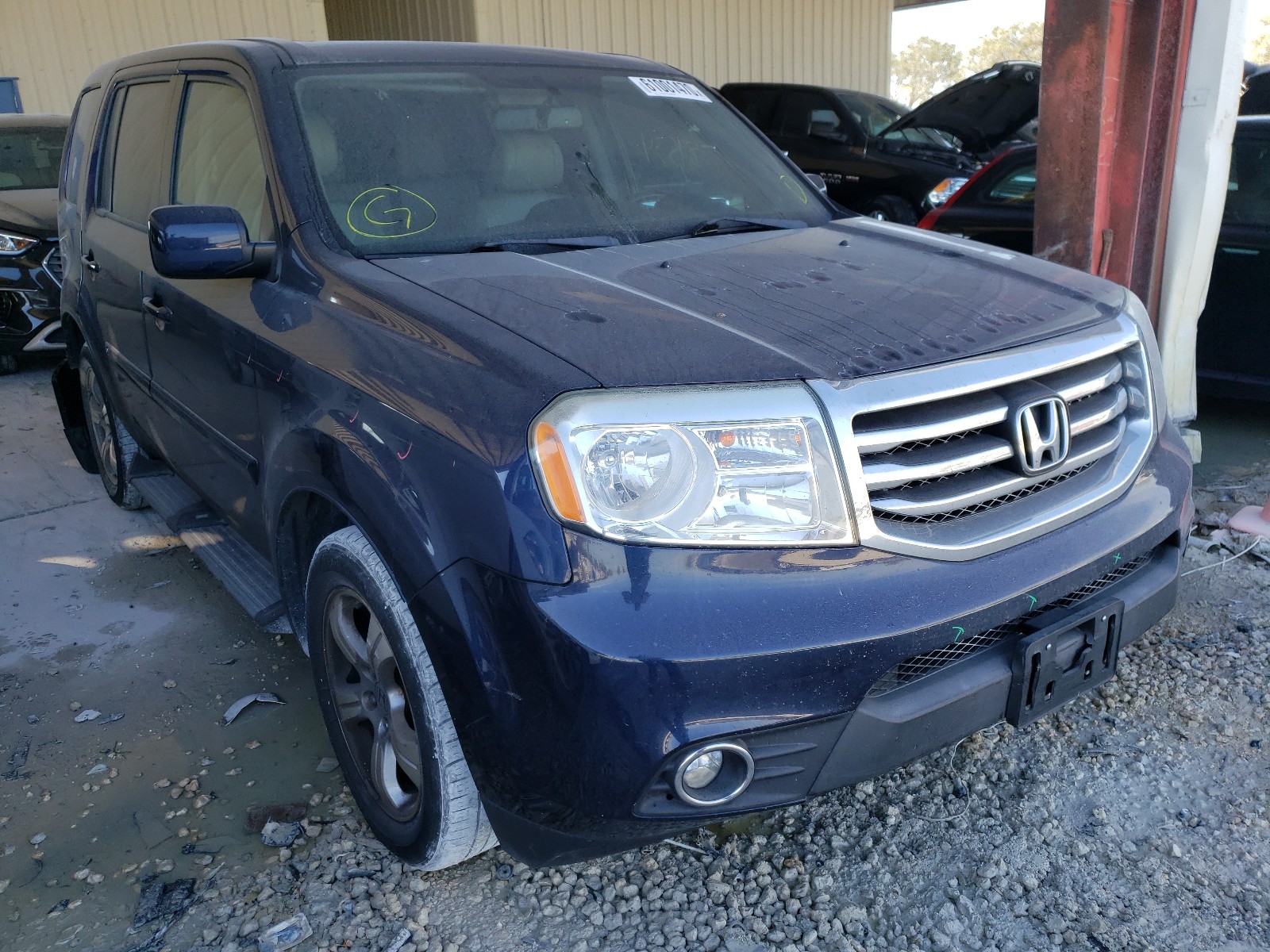 HONDA PILOT EXL 2015 5fnyf3h50fb031312