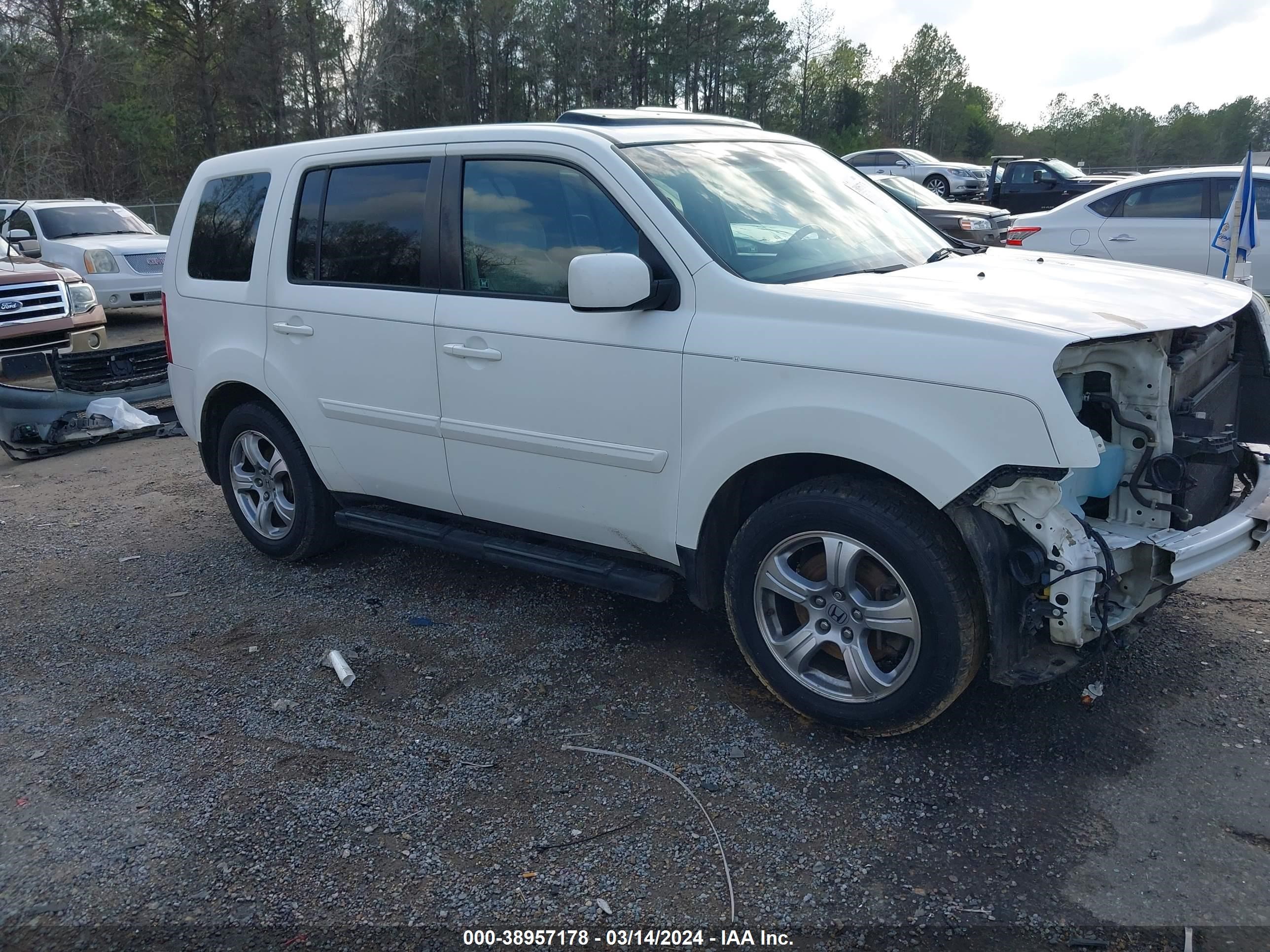 HONDA PILOT 2012 5fnyf3h51cb028334