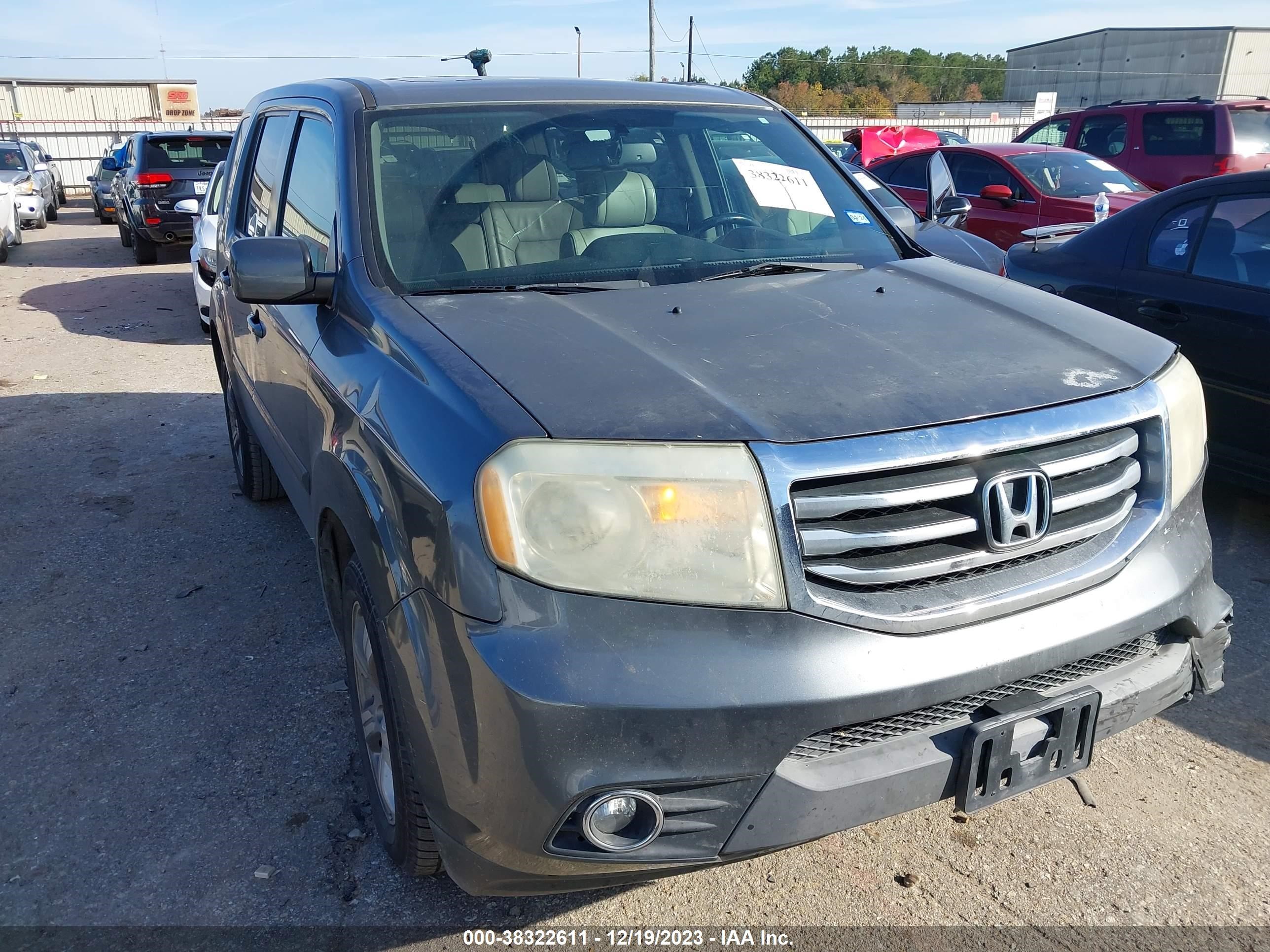 HONDA PILOT 2013 5fnyf3h51db023300