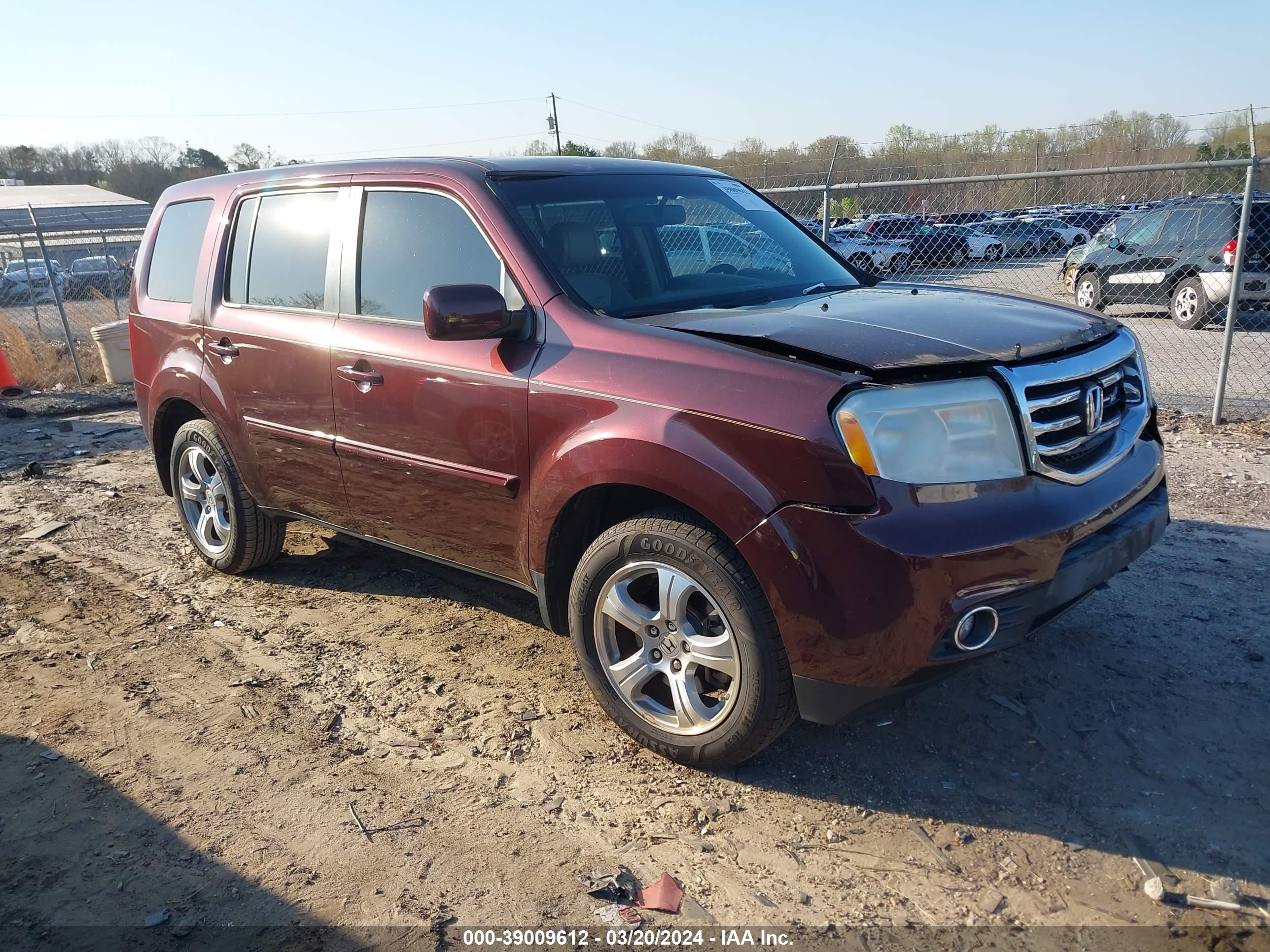 HONDA PILOT 2015 5fnyf3h51fb003759