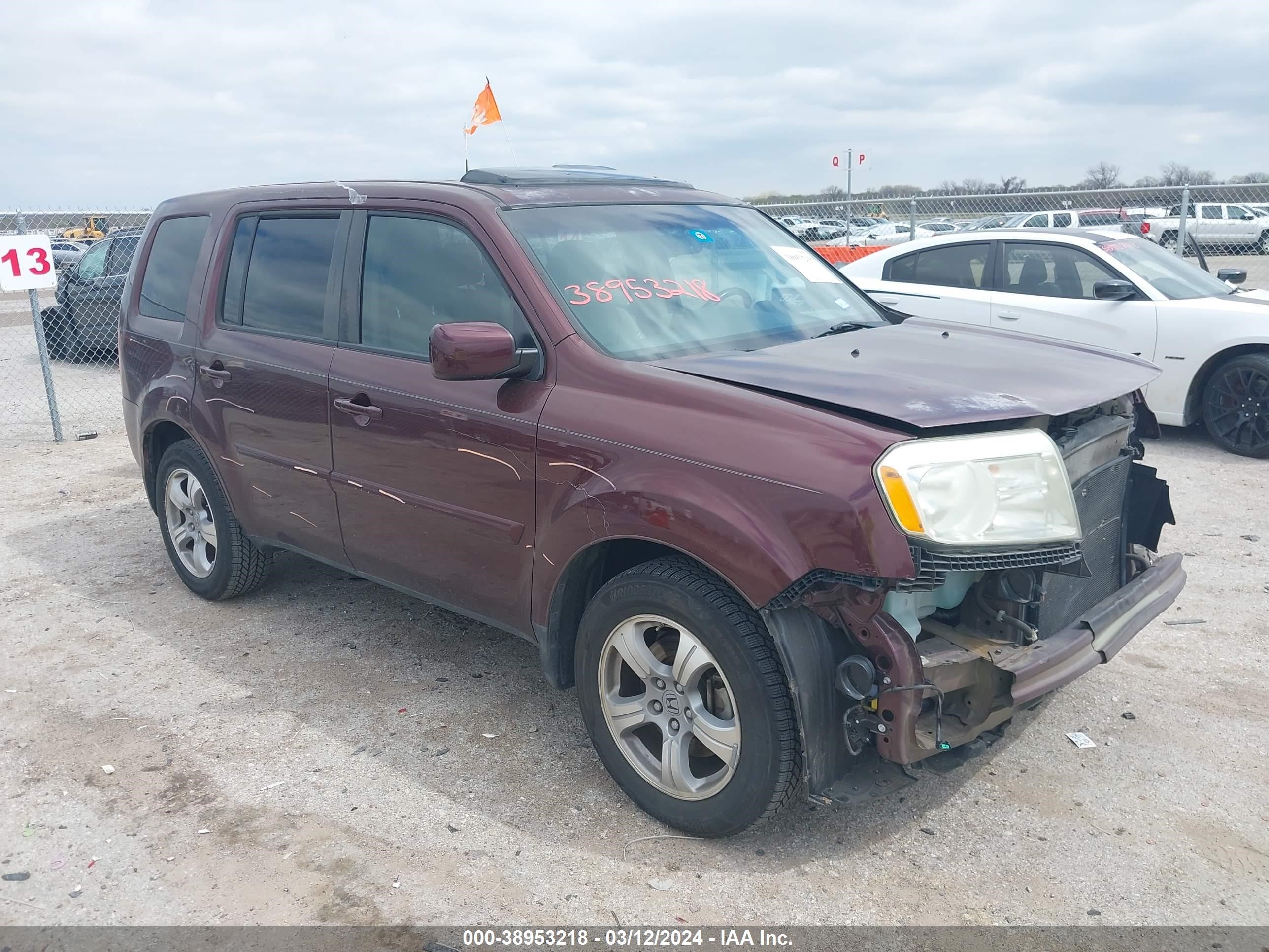 HONDA PILOT 2012 5fnyf3h52cb034823