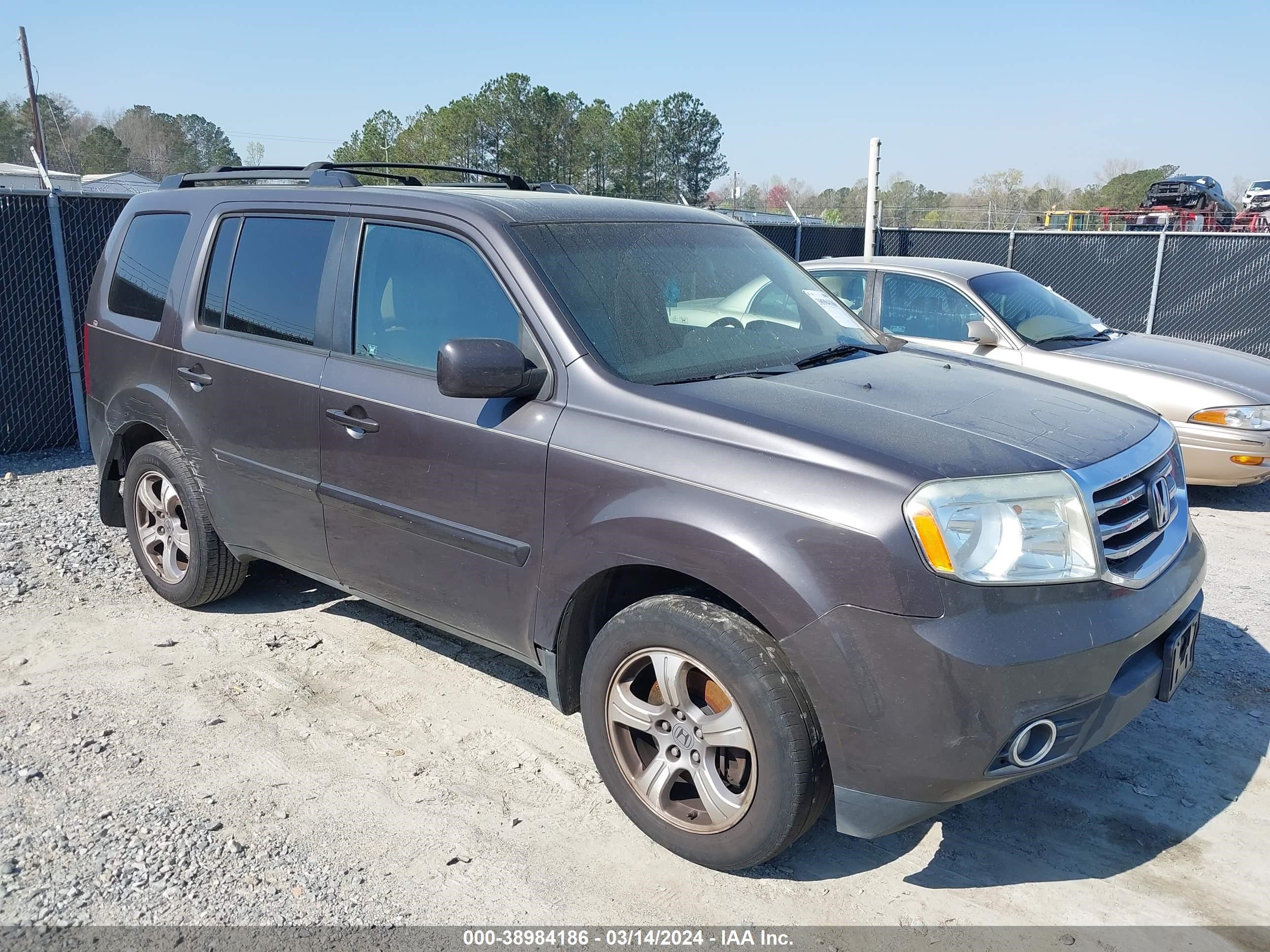 HONDA PILOT 2012 5fnyf3h53cb002916