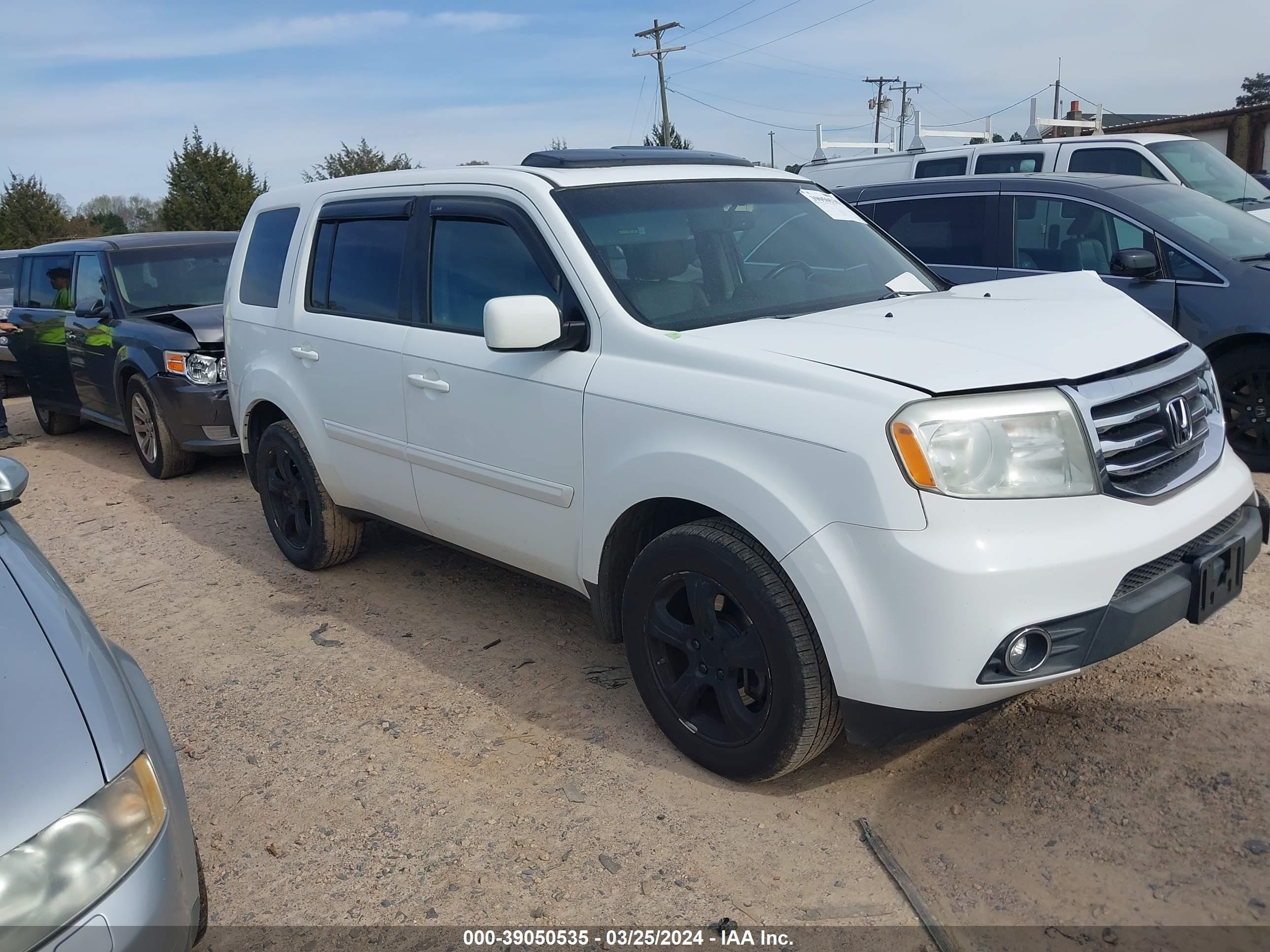 HONDA PILOT 2012 5fnyf3h53cb014712