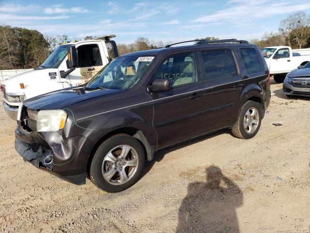 HONDA PILOT EXL 2013 5fnyf3h53db035125