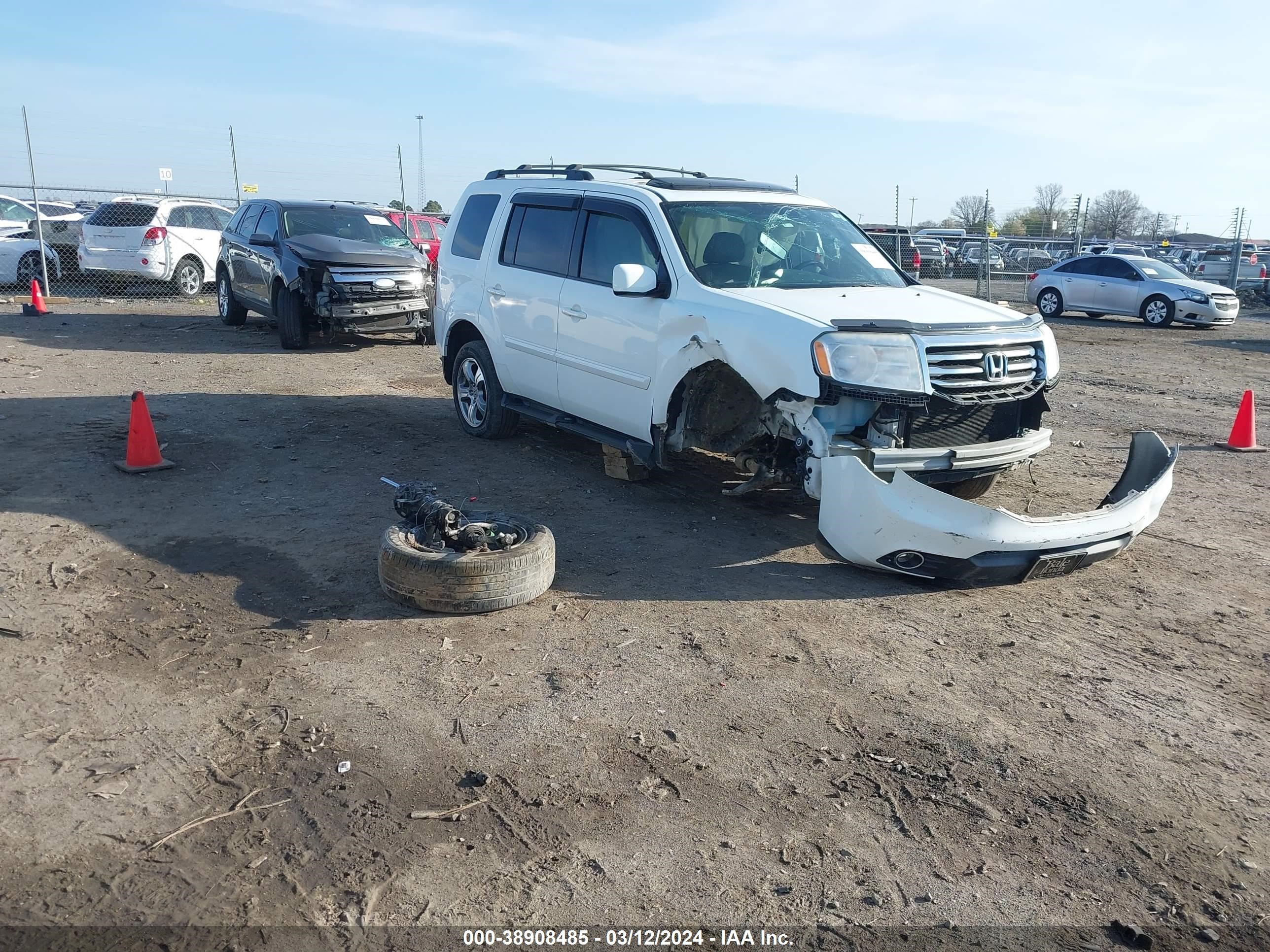 HONDA PILOT 2013 5fnyf3h54db033075