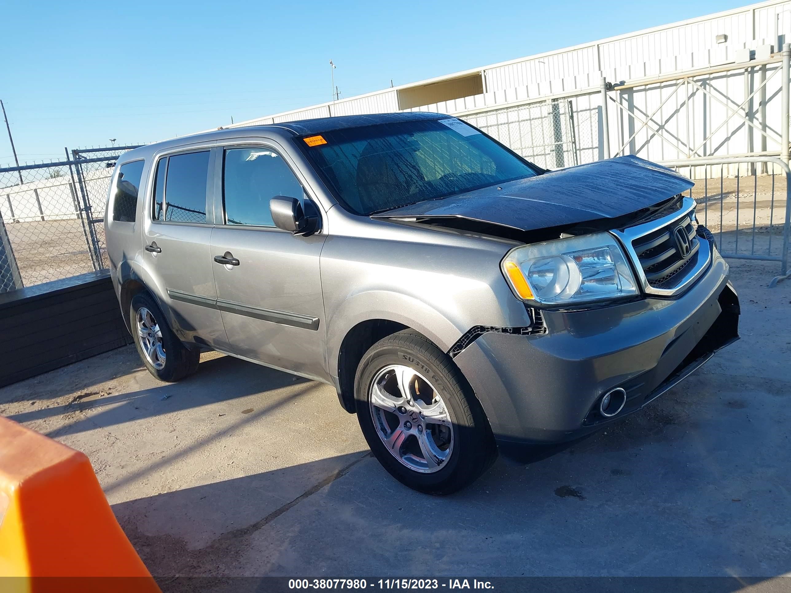 HONDA PILOT 2013 5fnyf3h55db038981