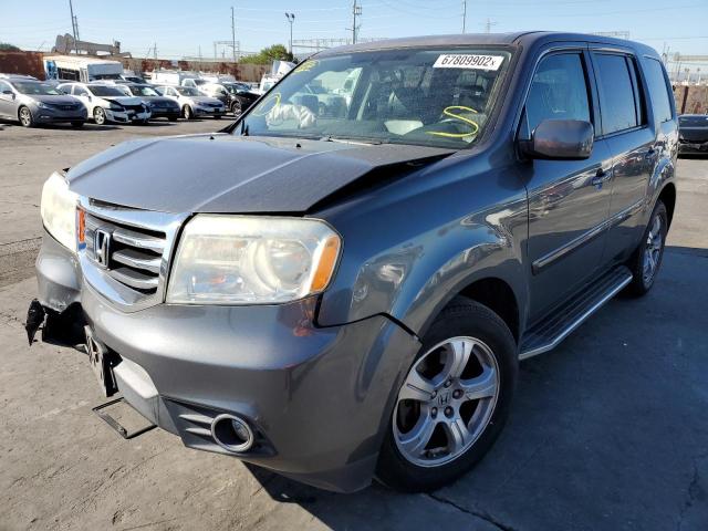 HONDA PILOT EXL 2013 5fnyf3h56db005164