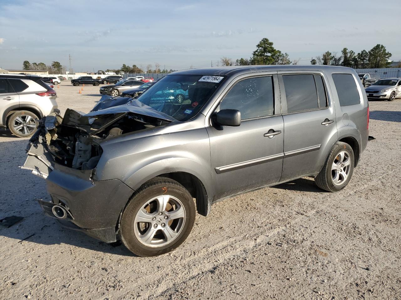 HONDA PILOT 2013 5fnyf3h56db017346