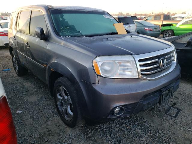 HONDA PILOT EXL 2014 5fnyf3h56eb021107