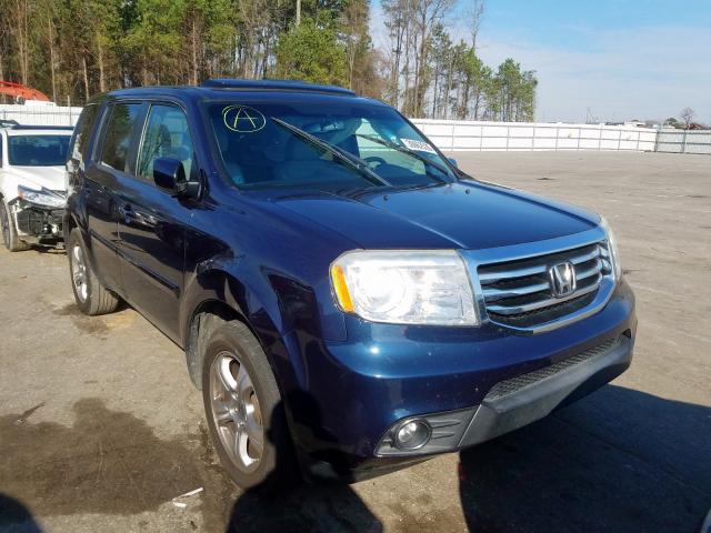 HONDA PILOT EXL 2012 5fnyf3h57cb023512