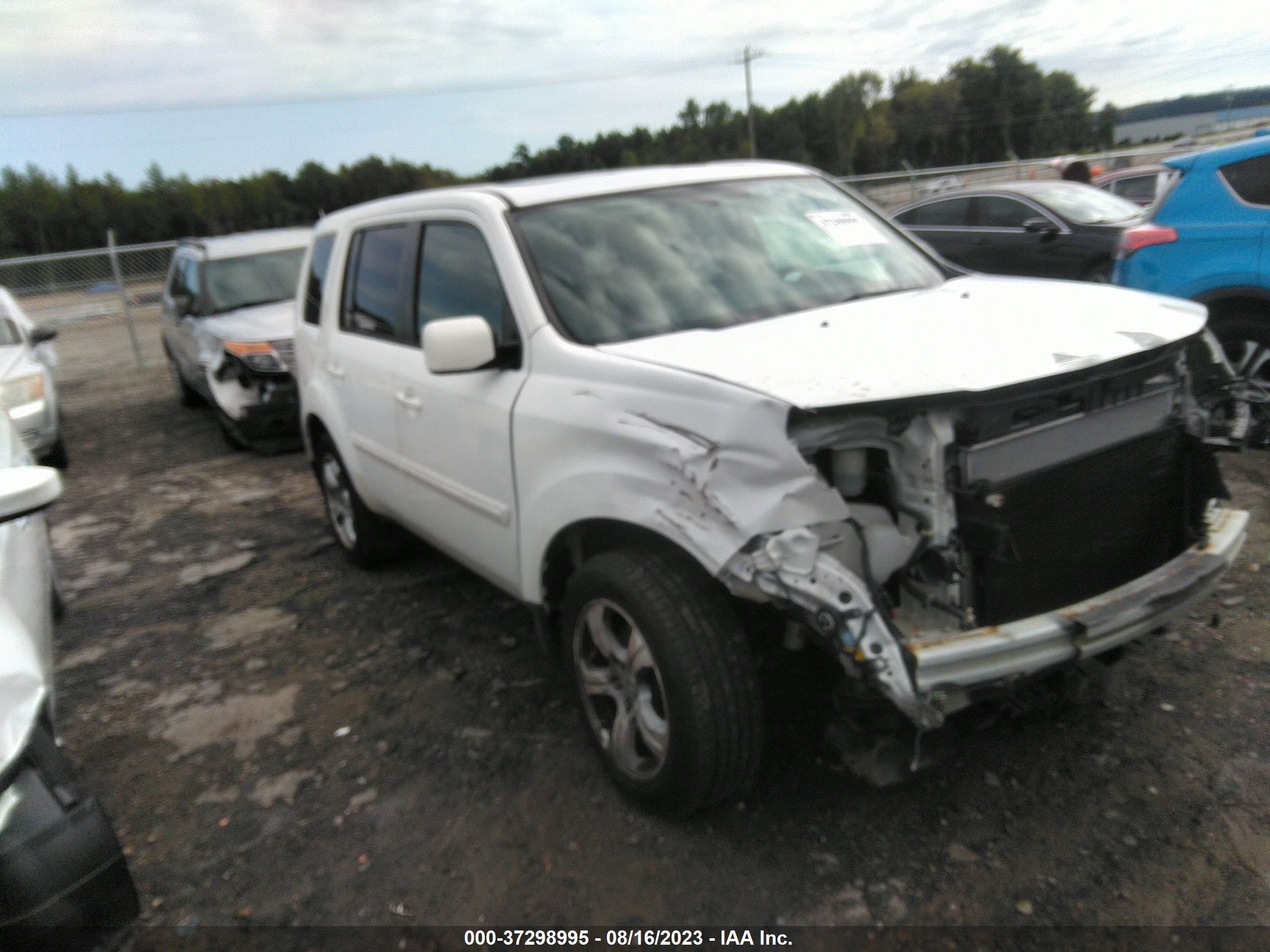 HONDA PILOT 2013 5fnyf3h57db043194