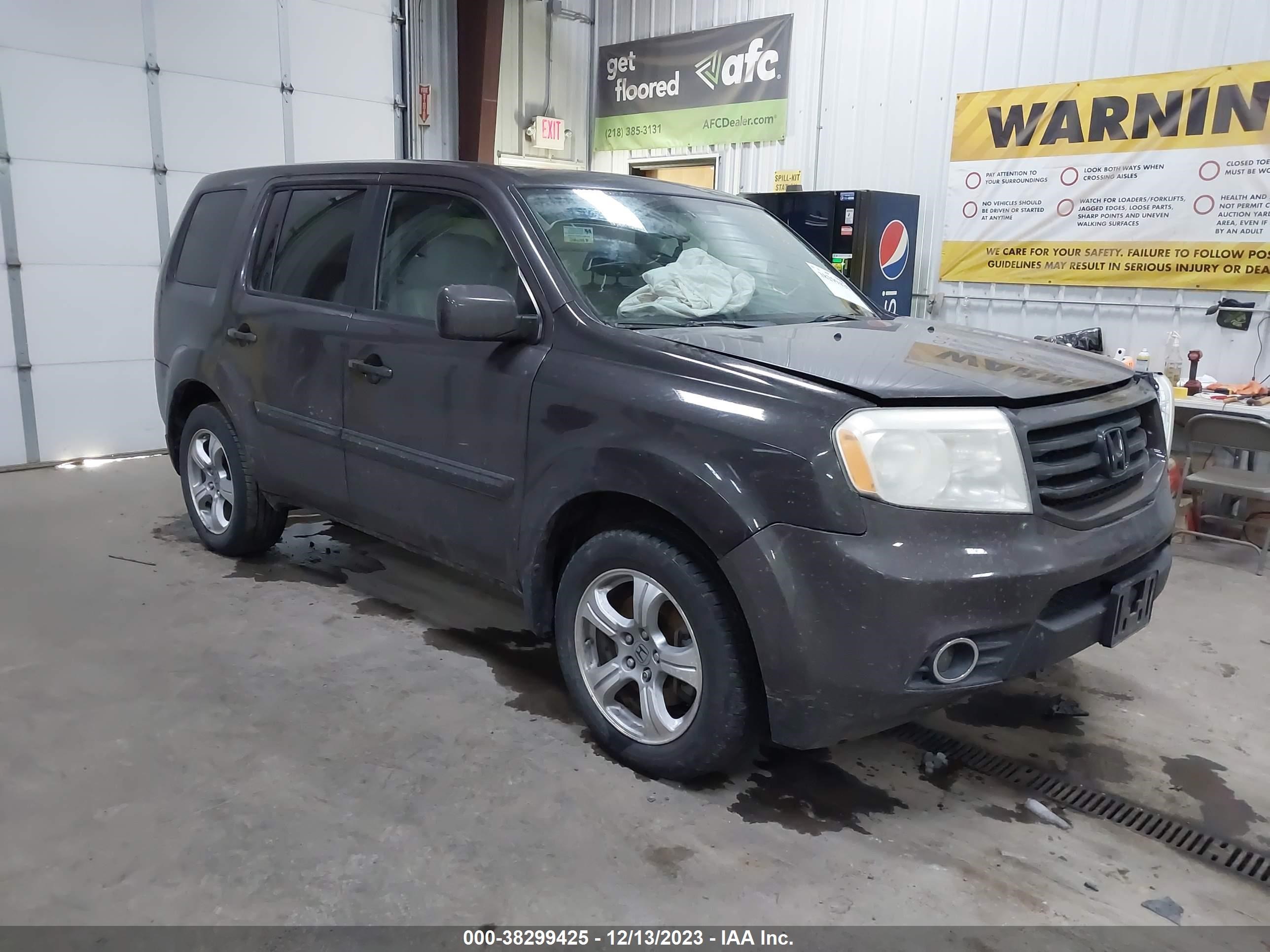 HONDA PILOT 2013 5fnyf3h58db002752