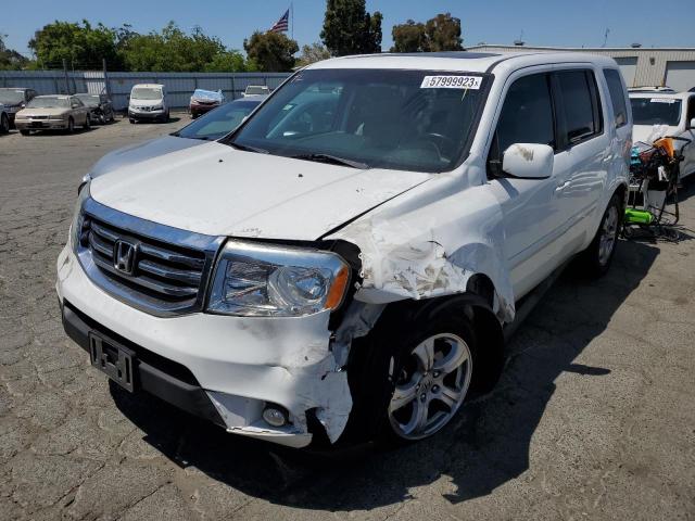 HONDA PILOT EXL 2013 5fnyf3h58db013167