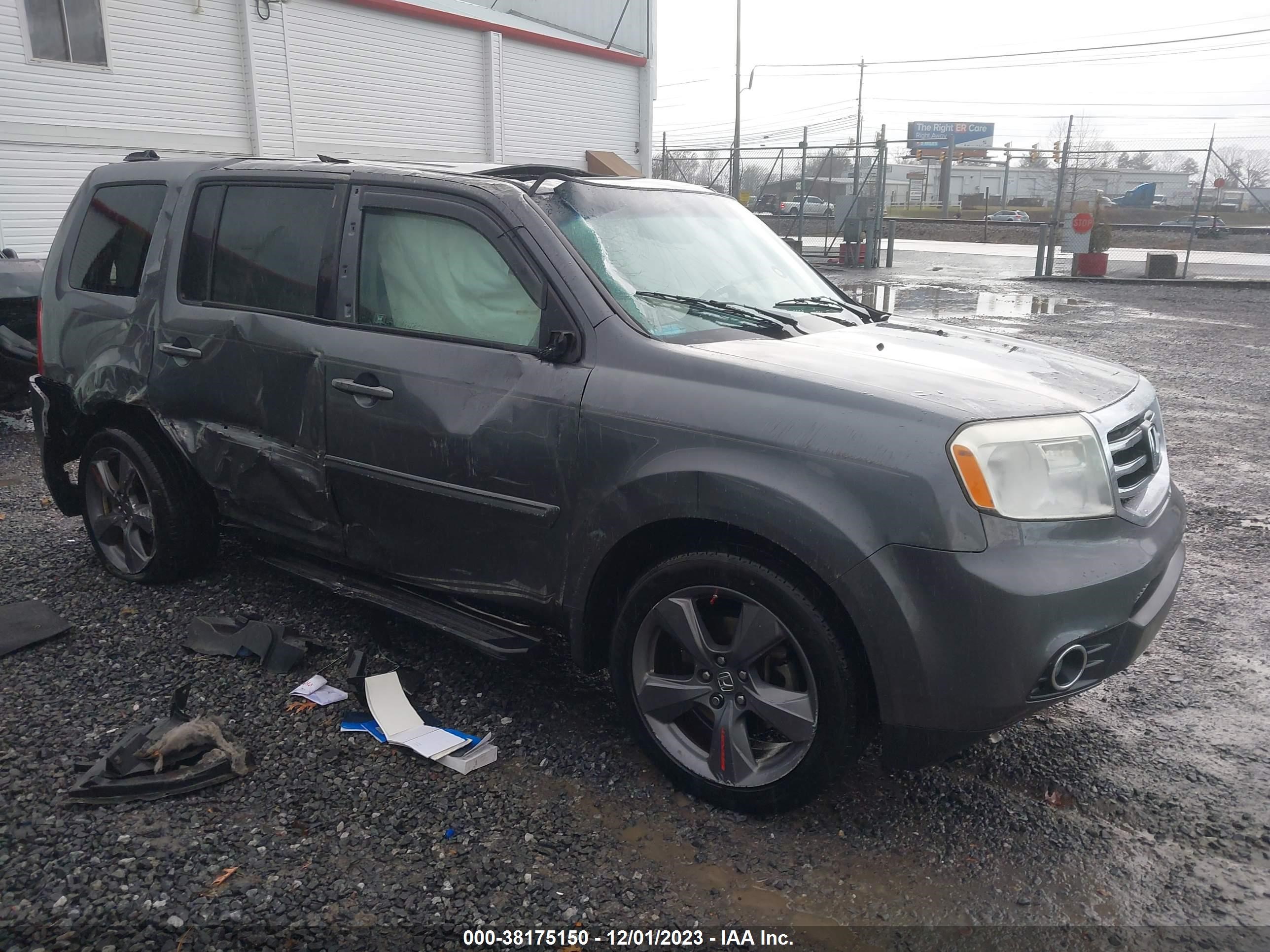 HONDA PILOT 2012 5fnyf3h59cb021227