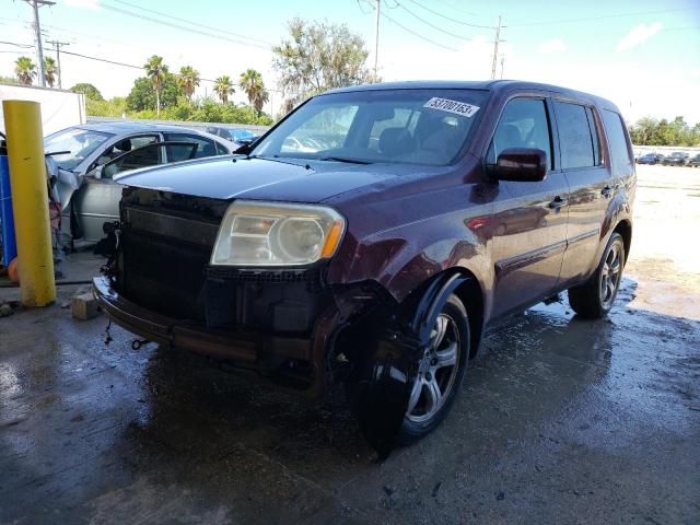 HONDA PILOT EXL 2013 5fnyf3h59db020807