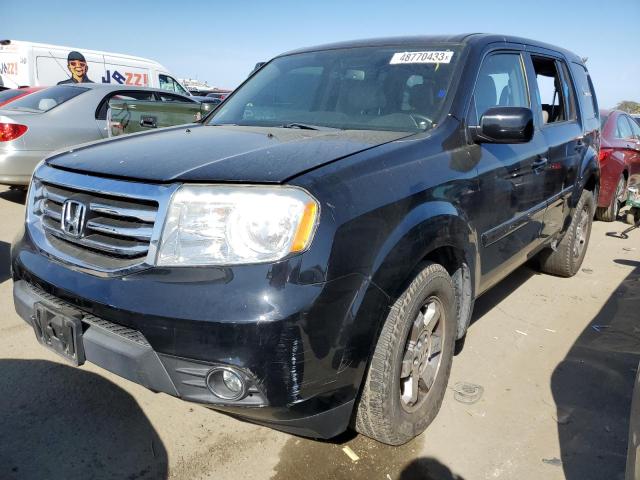 HONDA PILOT EXL 2013 5fnyf3h59db043293