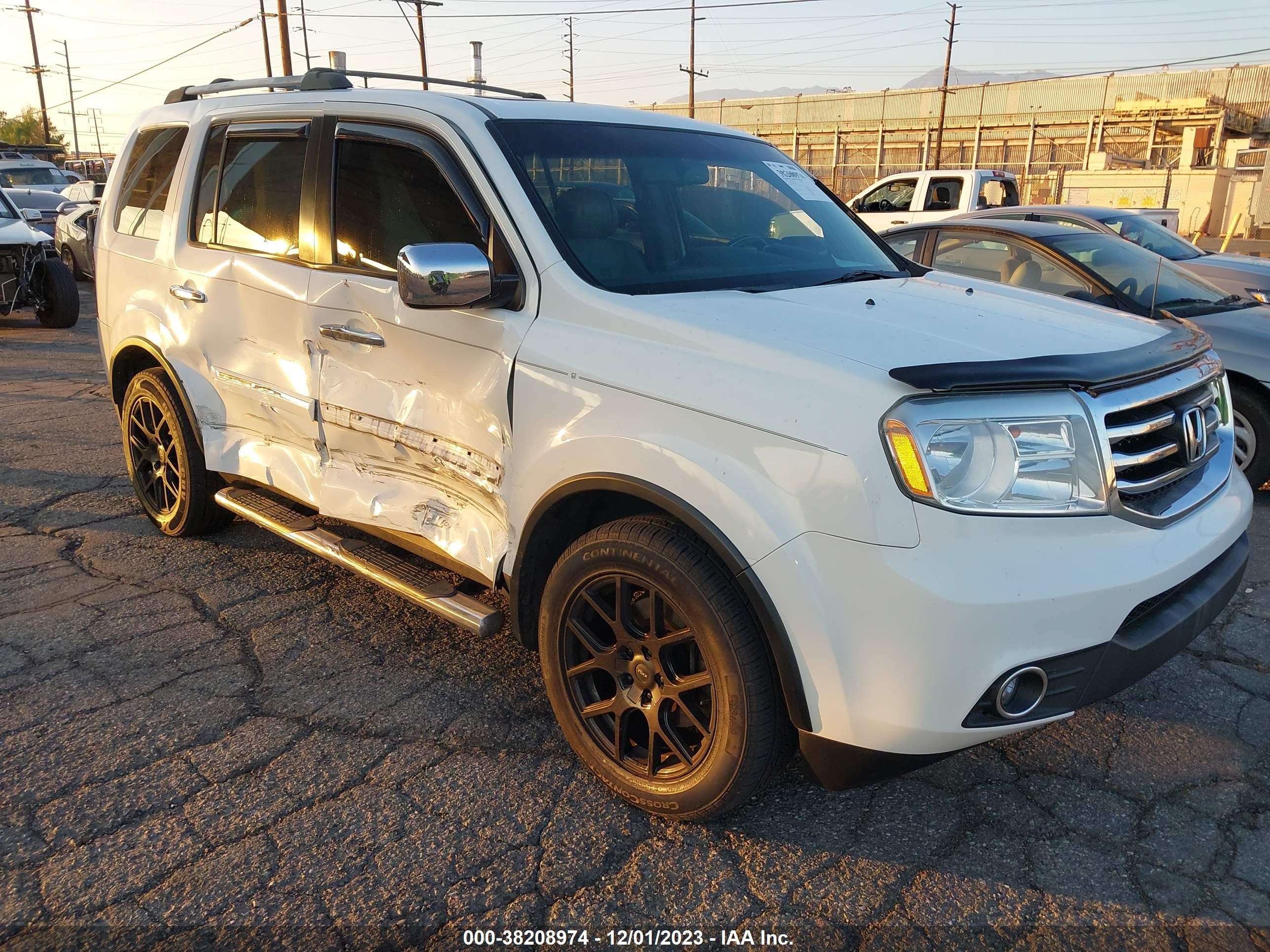 HONDA PILOT 2012 5fnyf3h5xcb024797