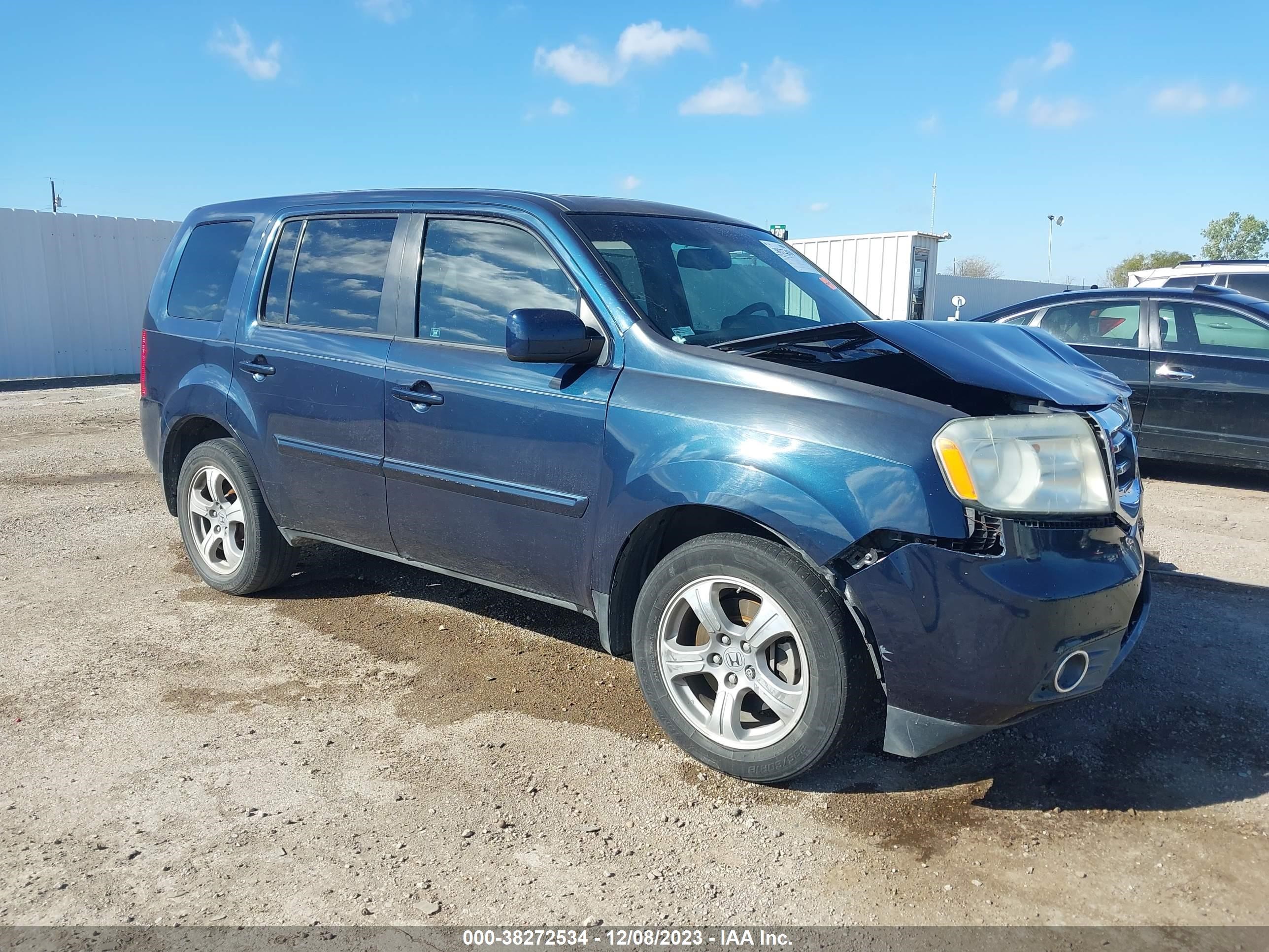 HONDA PILOT 2012 5fnyf3h5xcb027862