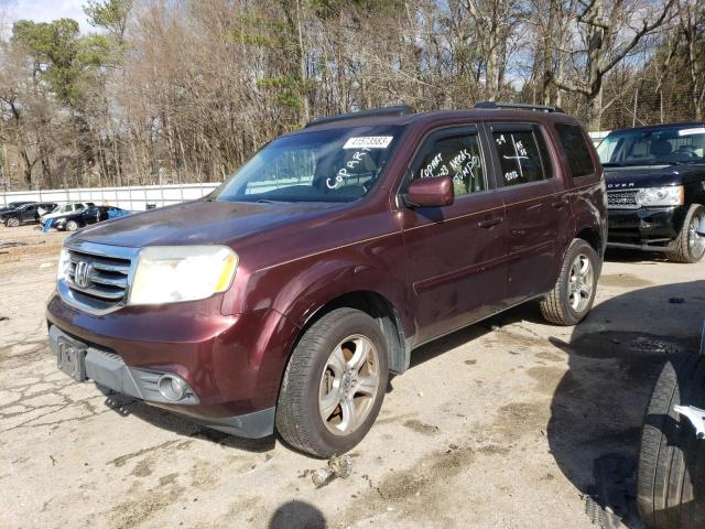 HONDA PILOT EXL 2012 5fnyf3h60cb010478