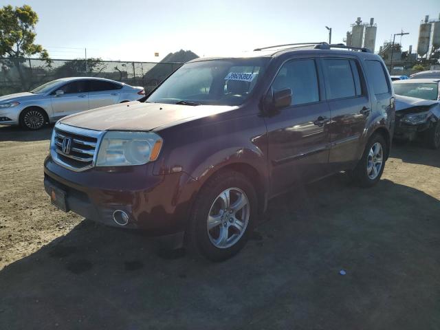 HONDA PILOT EXL 2012 5fnyf3h60cb021562