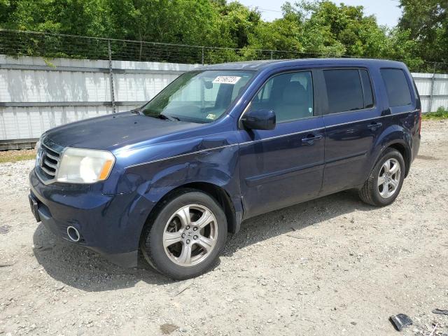 HONDA PILOT EXL 2013 5fnyf3h61db004450