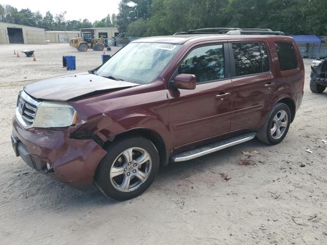 HONDA PILOT EXL 2013 5fnyf3h61db005906