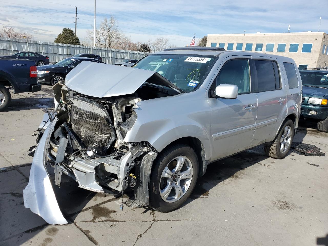 HONDA PILOT 2014 5fnyf3h61eb019466