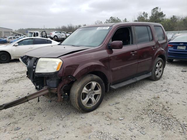 HONDA PILOT EXL 2013 5fnyf3h64db003762