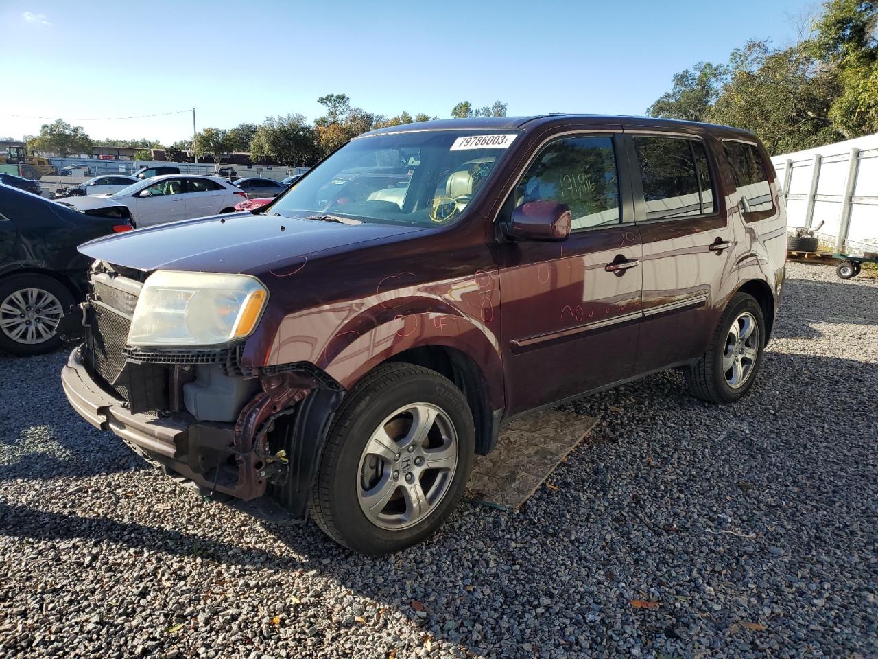 HONDA PILOT 2015 5fnyf3h71fb030705