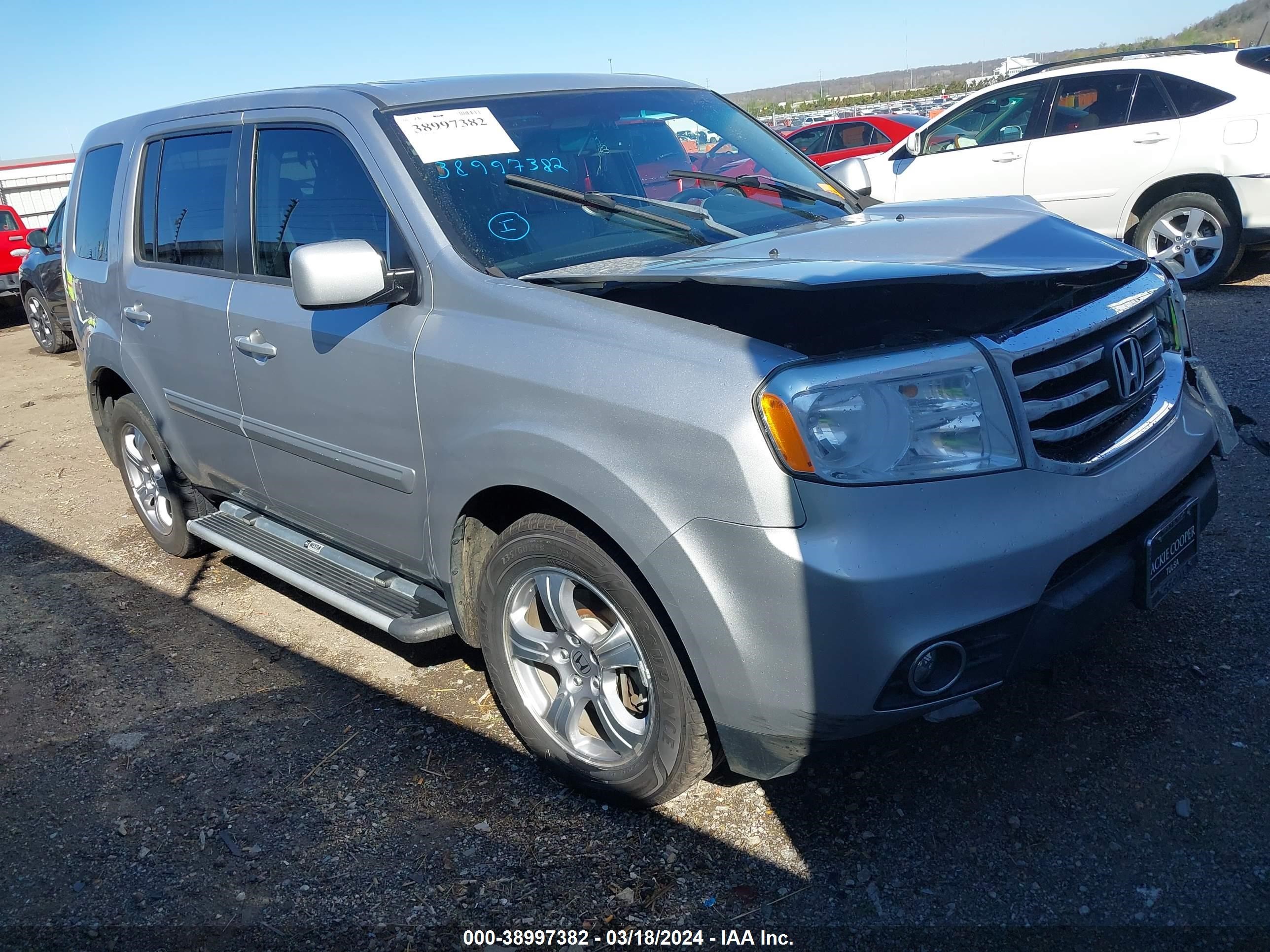 HONDA PILOT 2012 5fnyf3h73cb034718