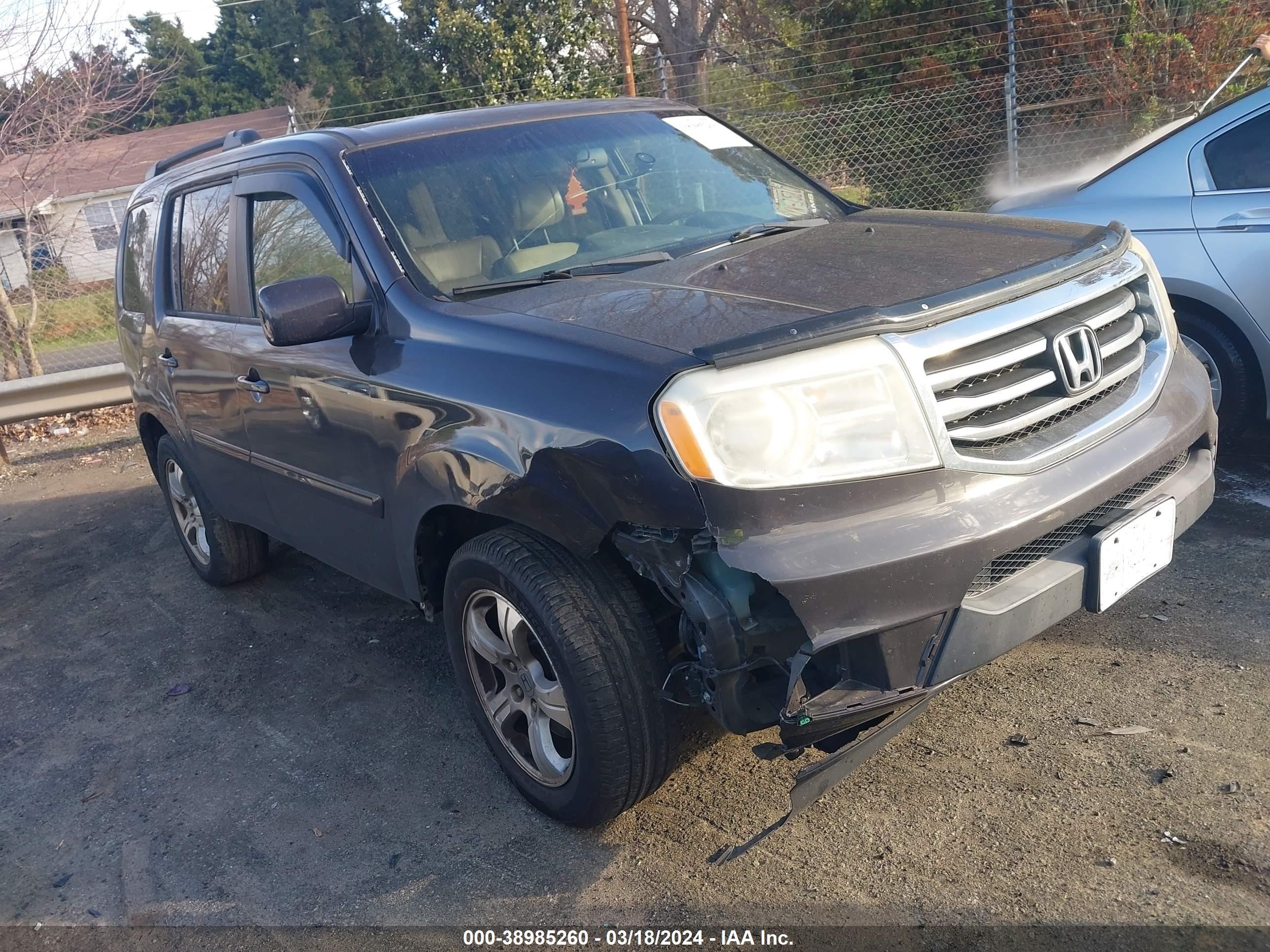 HONDA PILOT 2012 5fnyf3h74cb007401