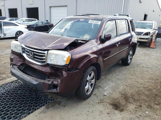 HONDA PILOT EXLN 2014 5fnyf3h74eb023603