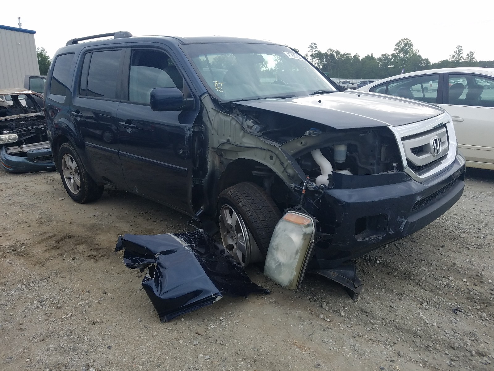 HONDA PILOT EXLN 2011 5fnyf3h76bb025722