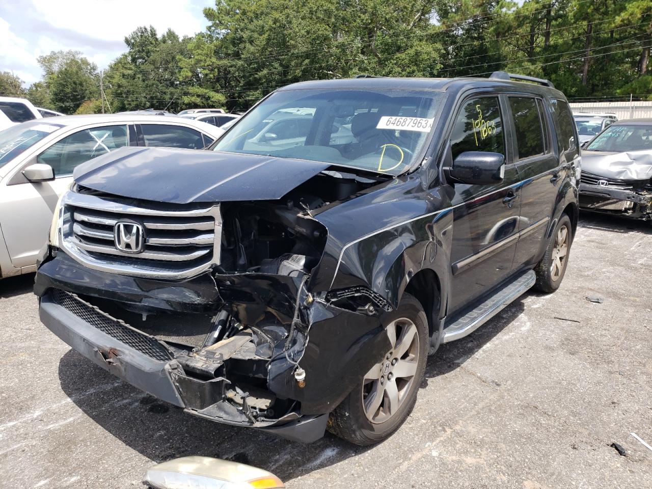 HONDA PILOT 2013 5fnyf3h90db017412