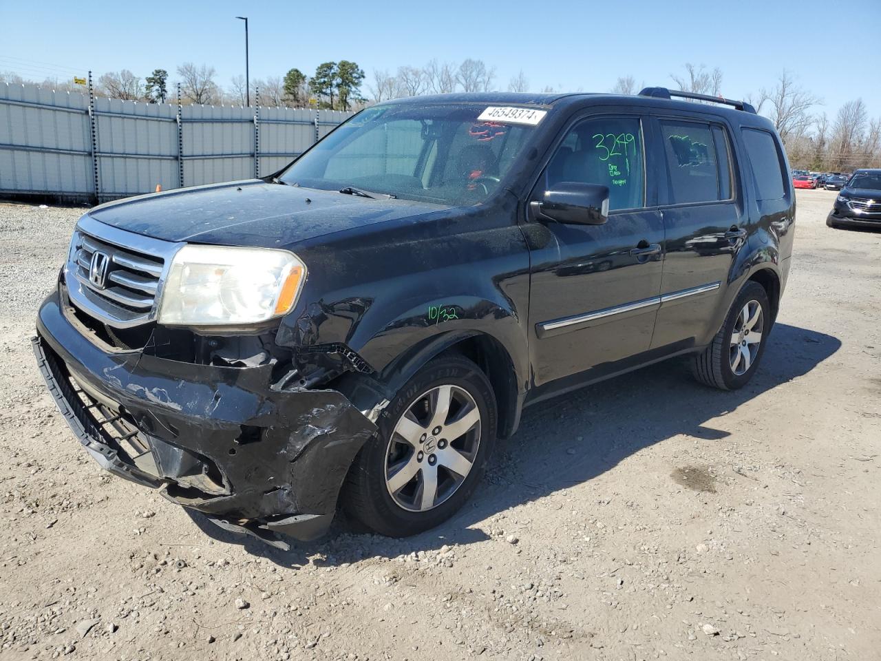 HONDA PILOT 2013 5fnyf3h91db023641