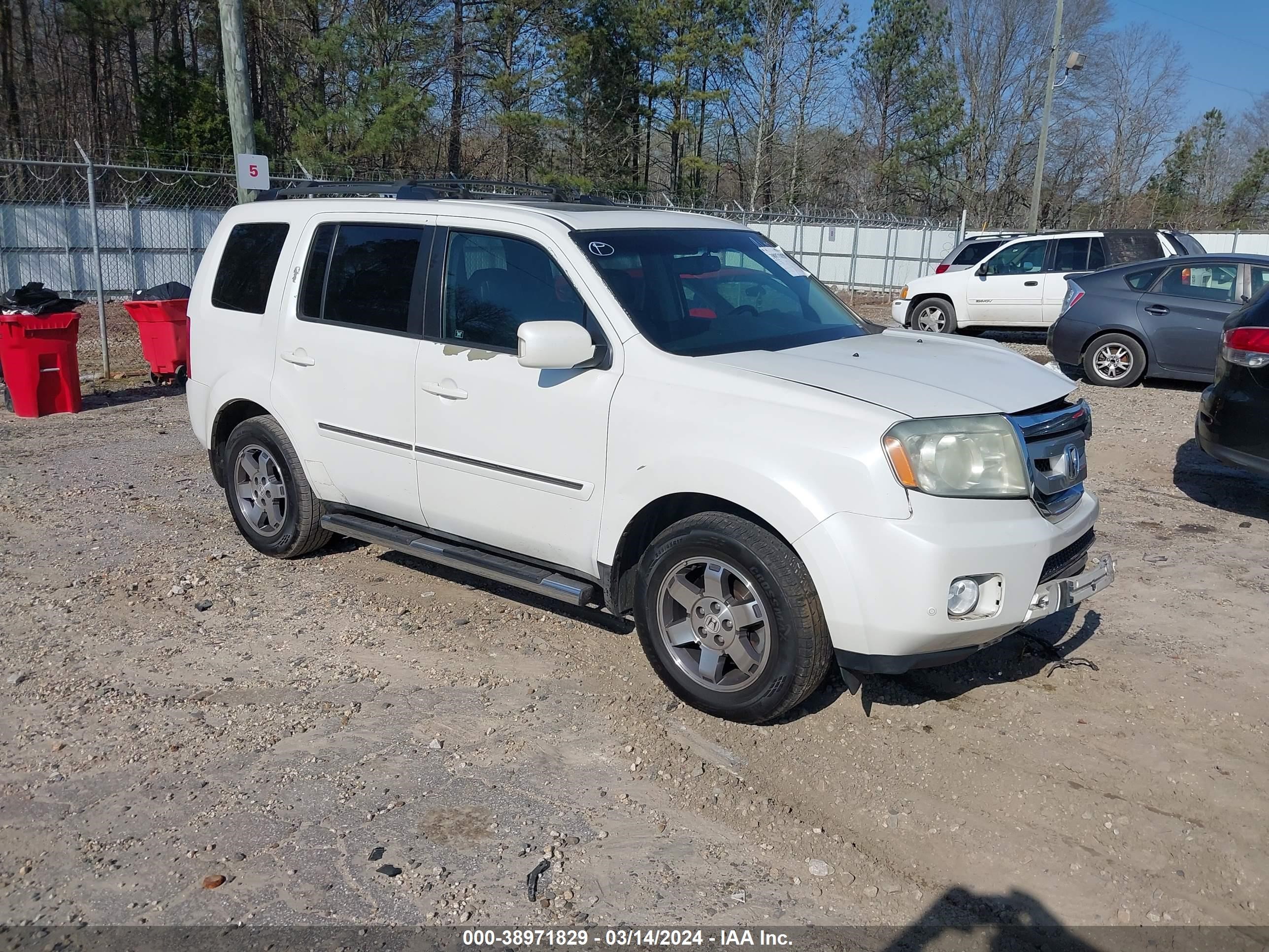 HONDA PILOT 2011 5fnyf3h92bb009602