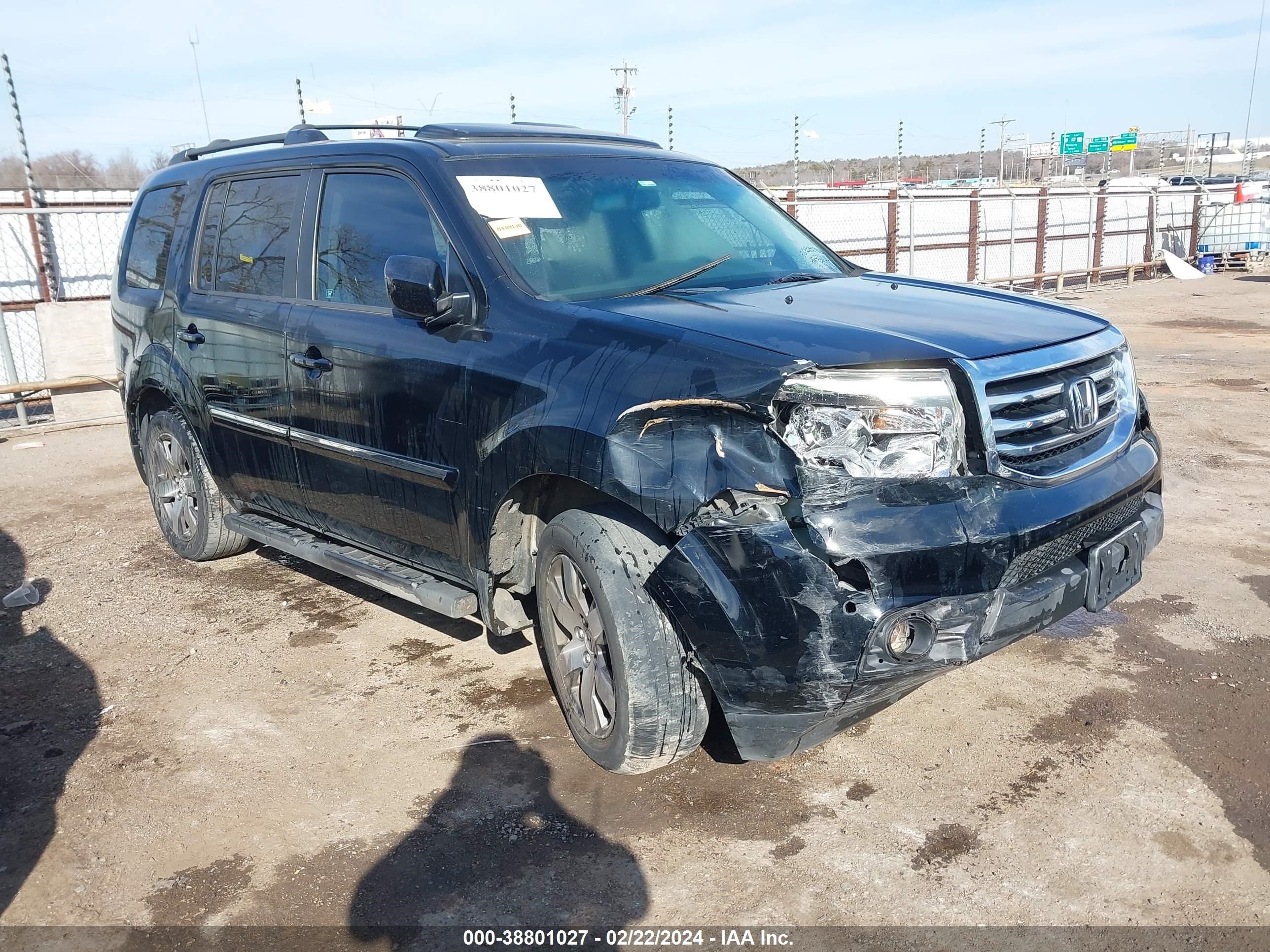 HONDA PILOT 2012 5fnyf3h93cb008458