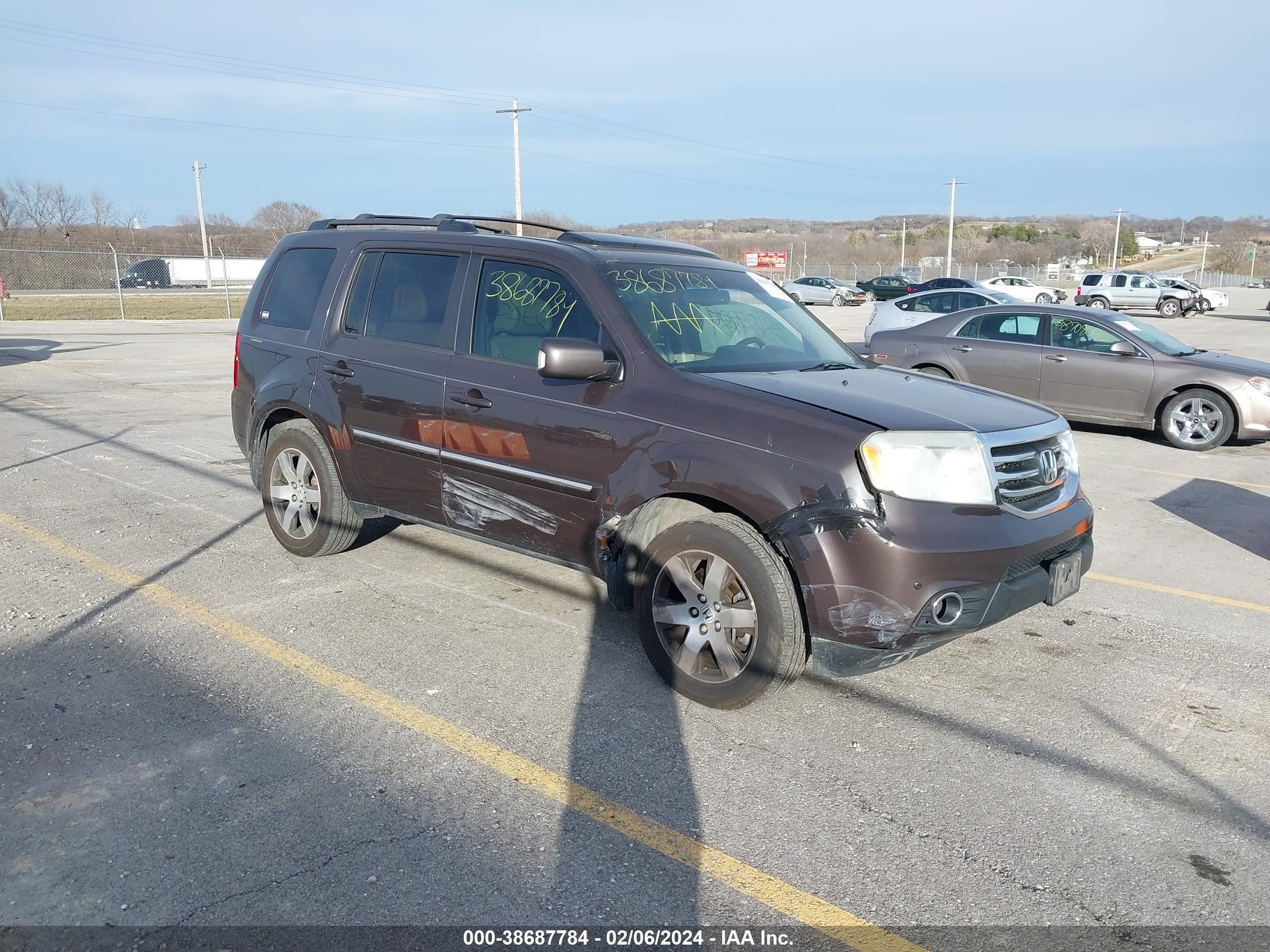 HONDA PILOT 2014 5fnyf3h96eb006738