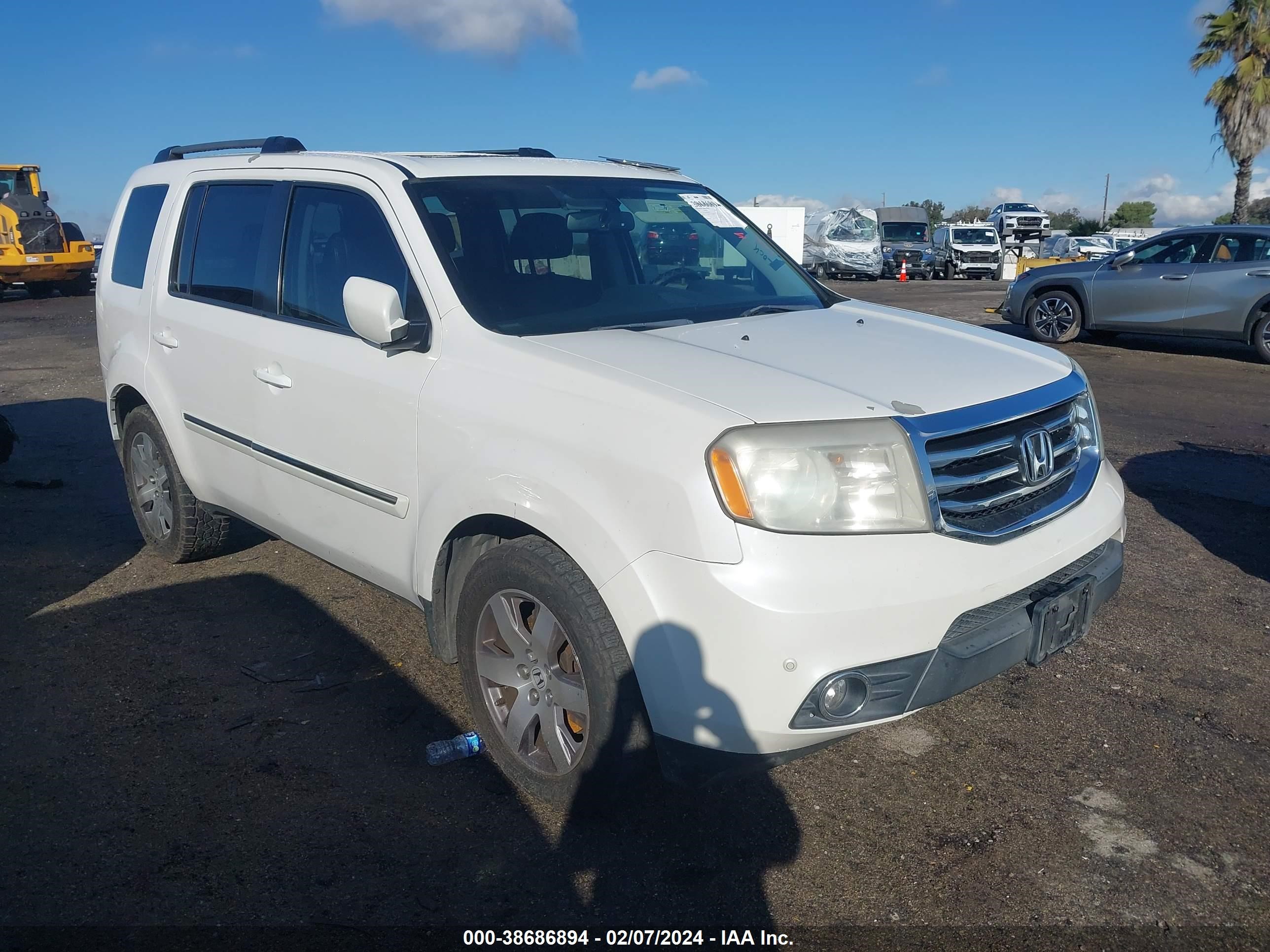 HONDA PILOT 2013 5fnyf3h97db029671