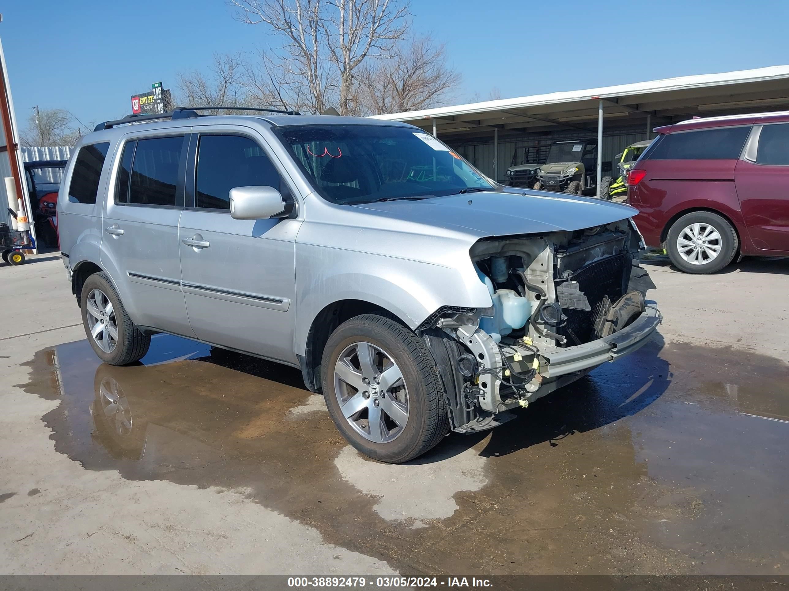 HONDA PILOT 2013 5fnyf3h9xdb019121