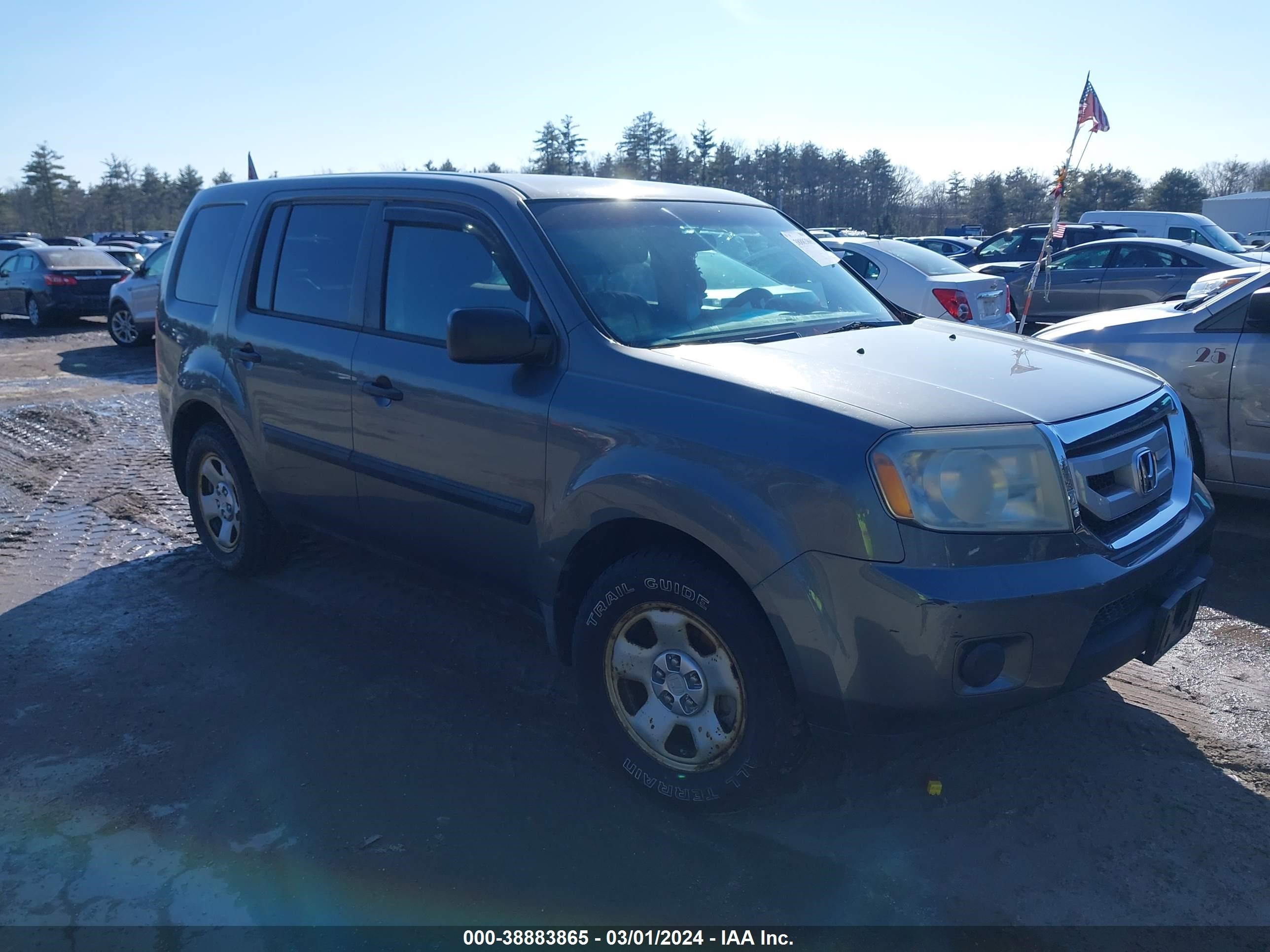 HONDA PILOT 2009 5fnyf48289b055129