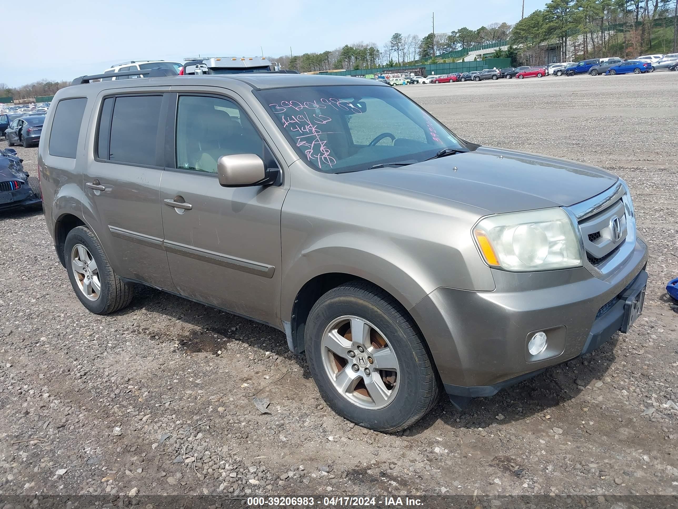 HONDA PILOT 2009 5fnyf48539b014238