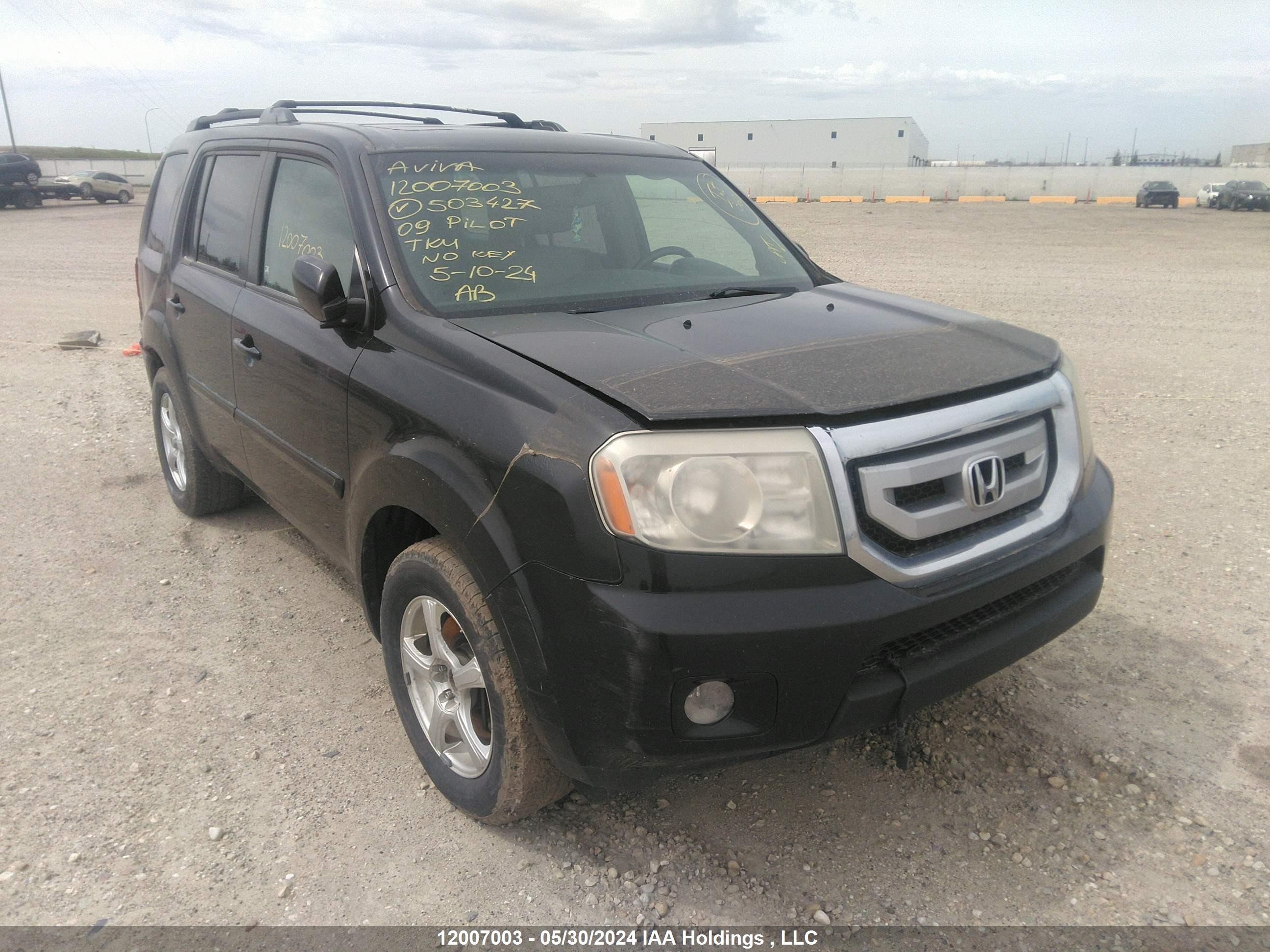 HONDA PILOT 2009 5fnyf48589b503427