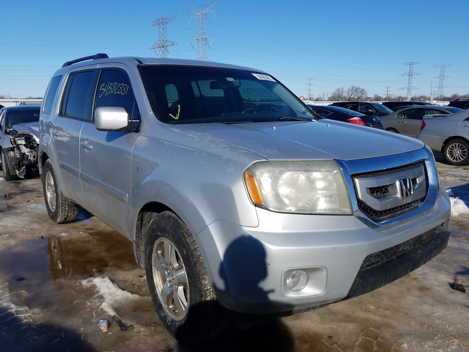 HONDA PILOT EXL 2009 5fnyf48659b011110