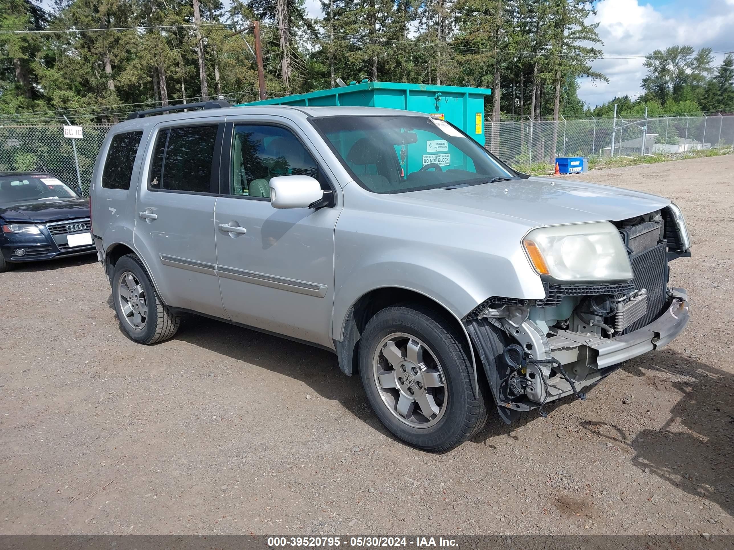 HONDA PILOT 2009 5fnyf48909b051511