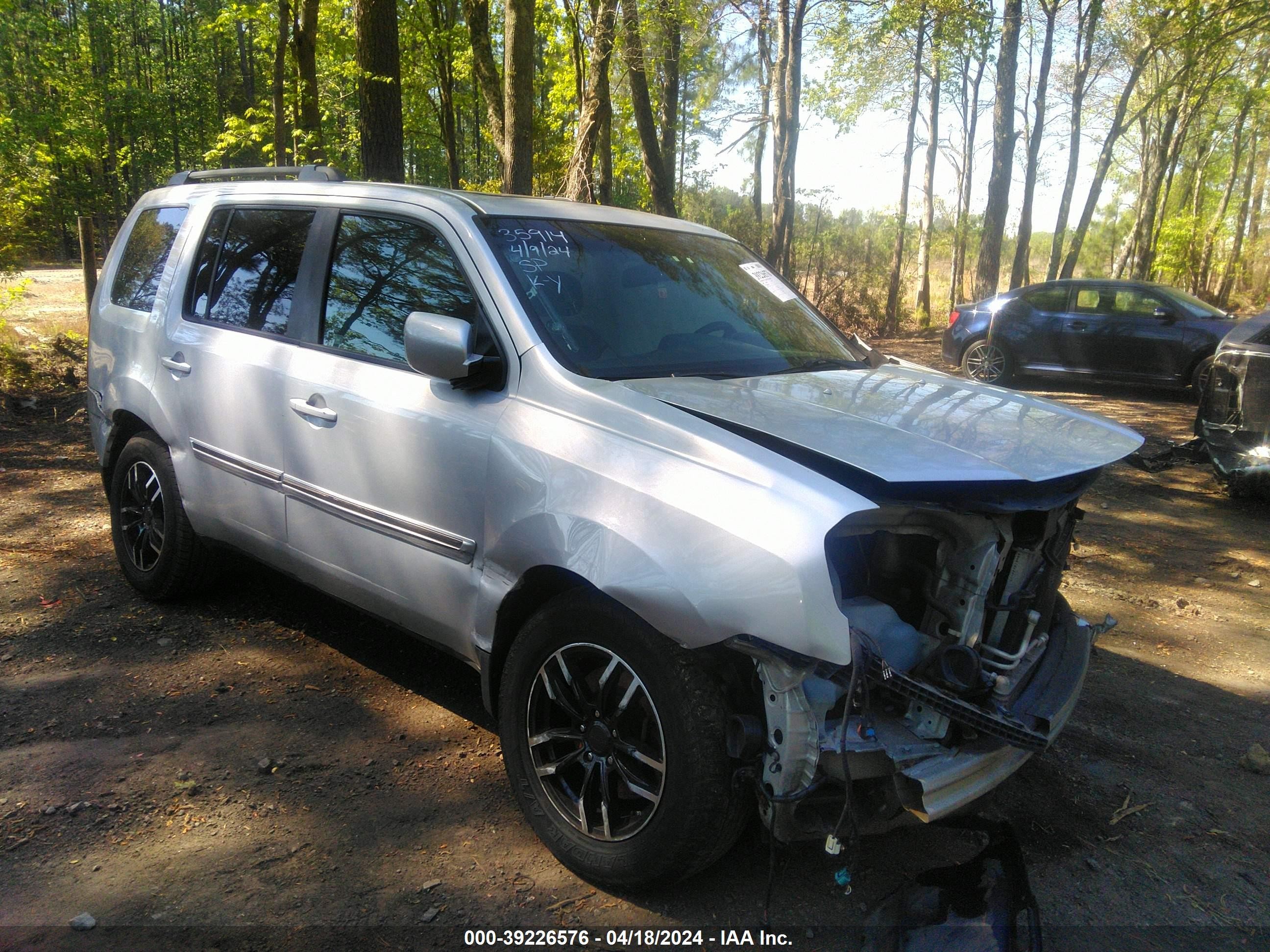 HONDA PILOT 2009 5fnyf48929b003279